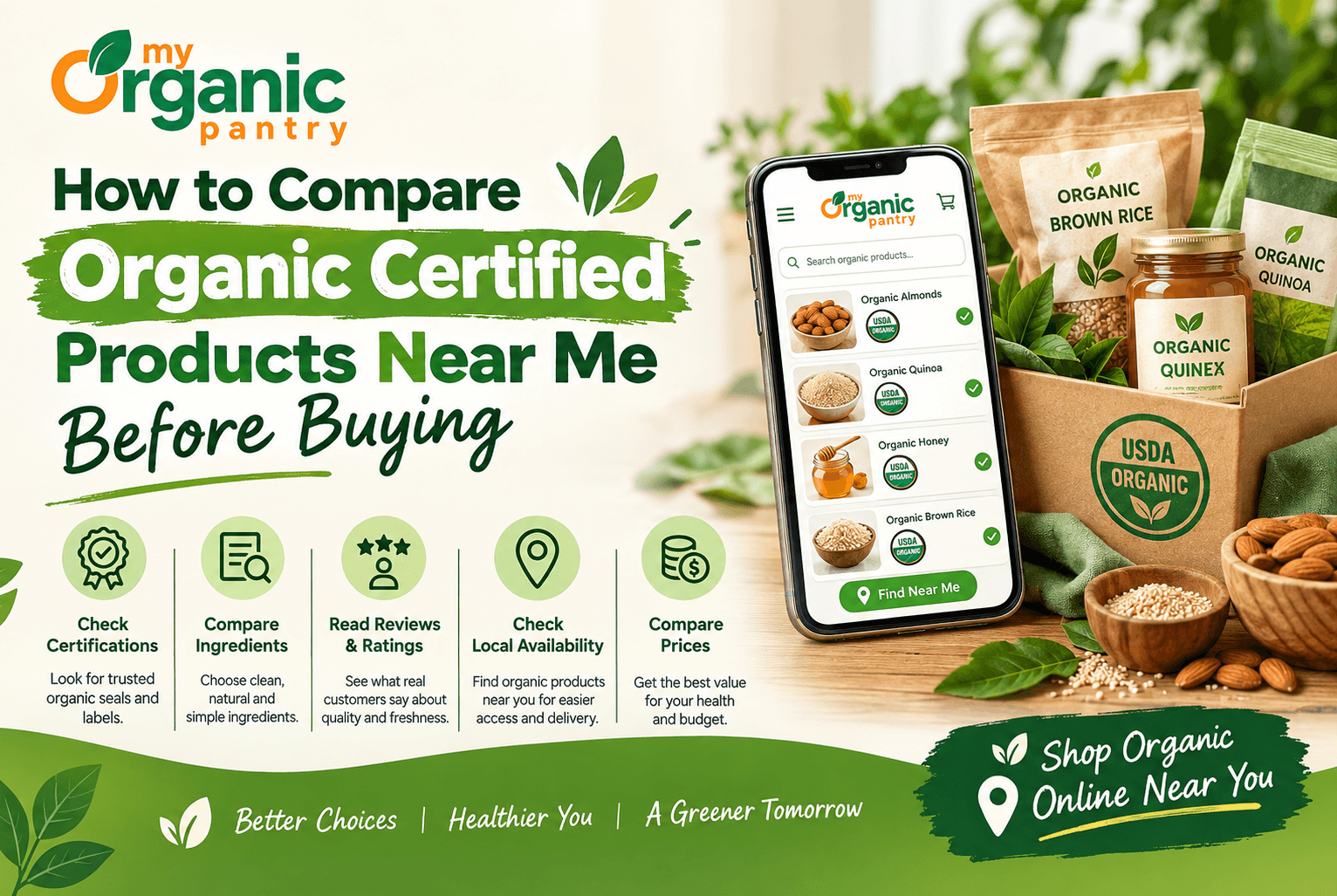 How to Compare Organic Certified Products Near Me Before Buying