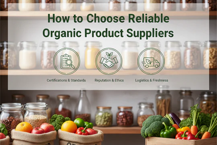 How to Choose Reliable Organic Product Suppliers