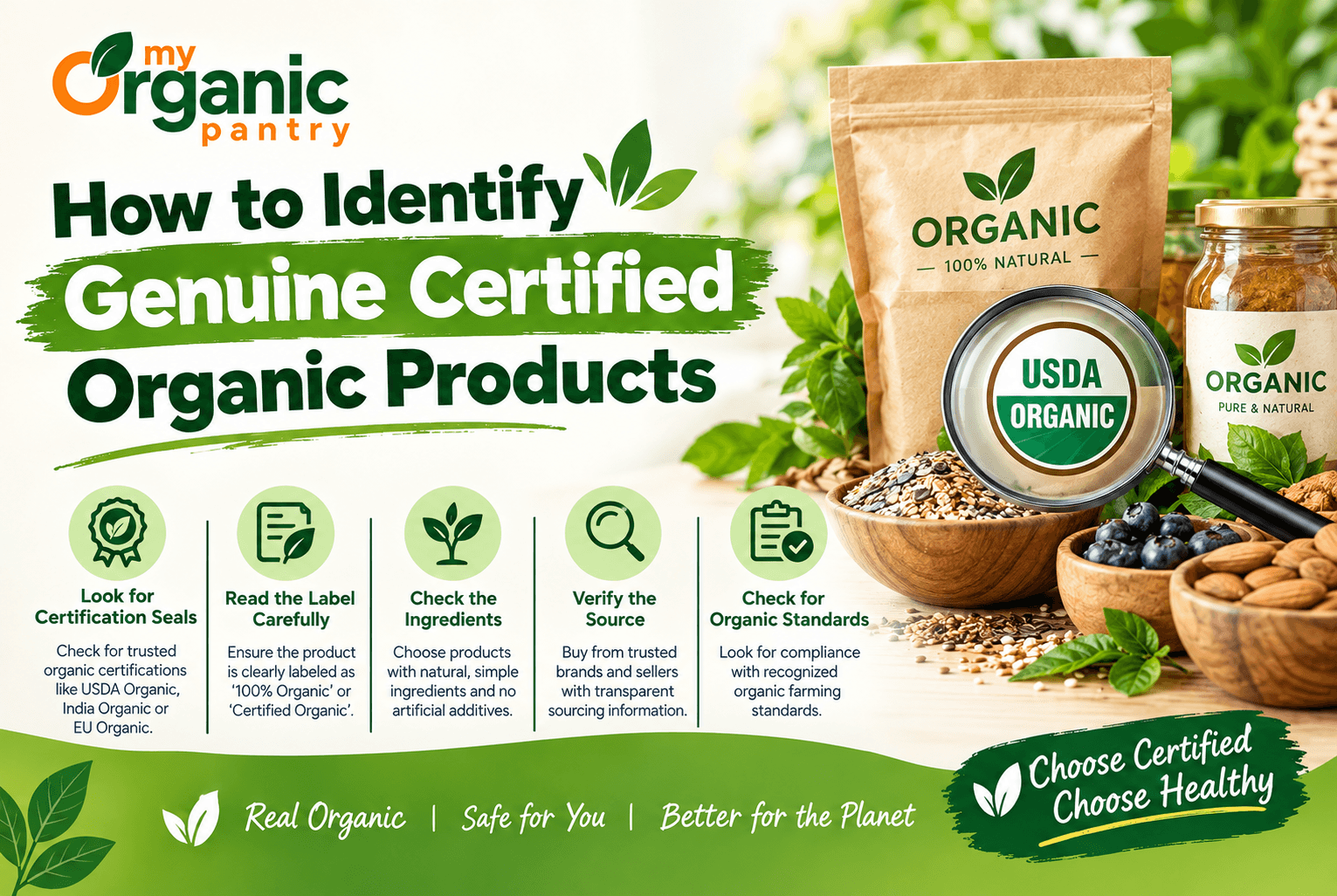 How to Identify Genuine Certified Organic Products