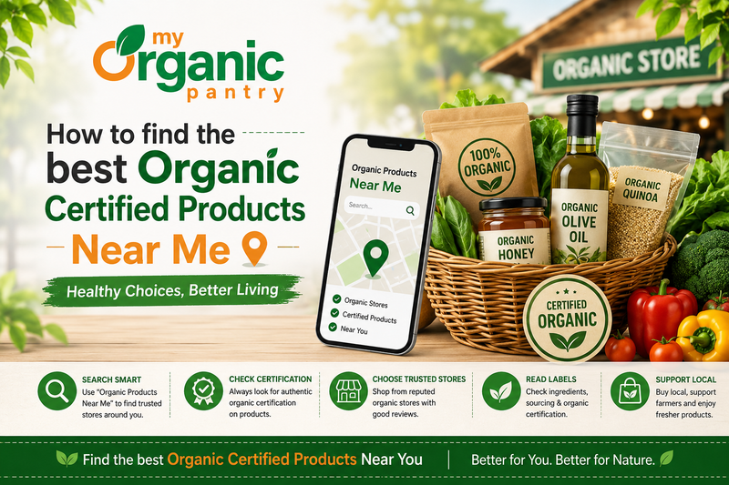 How to find the best Organic Certified Products Near Me