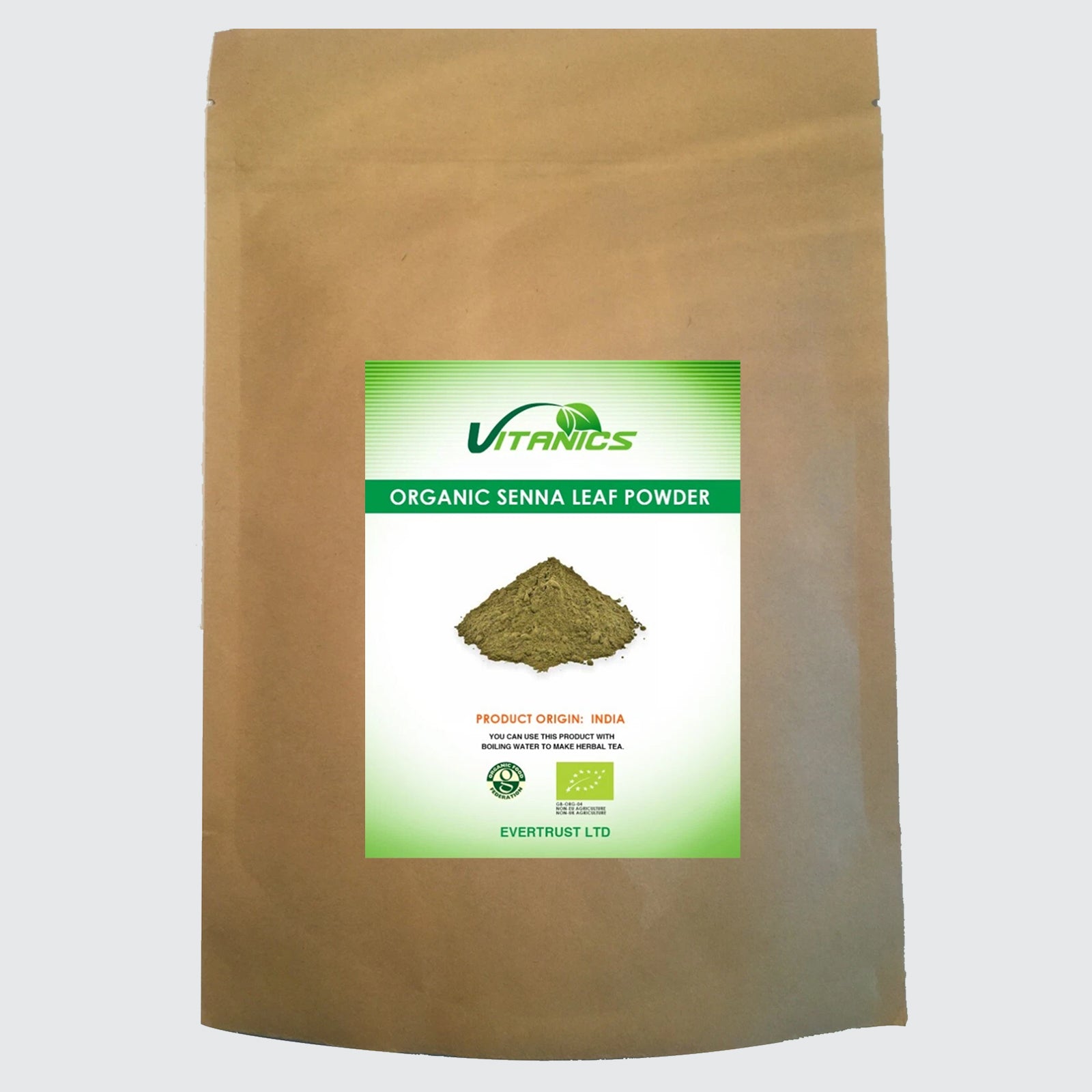 Organic Senna Leaf Powder 100% Certified