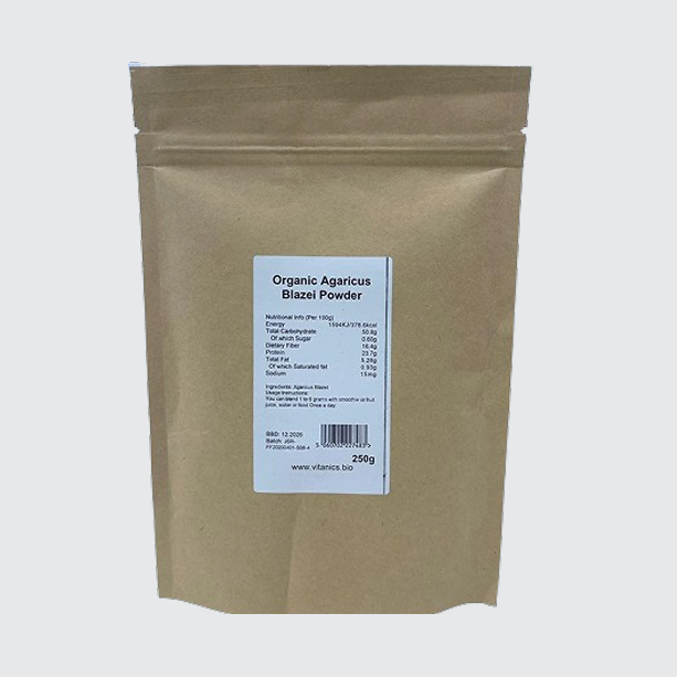 100% Organic Agaricus Blazei Mushroom Powder