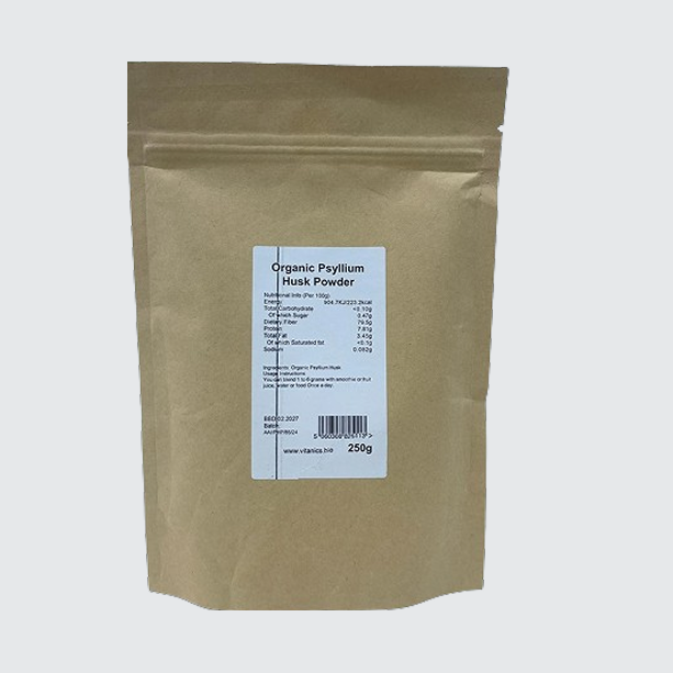 100% Organic Psyllium Husk Powder