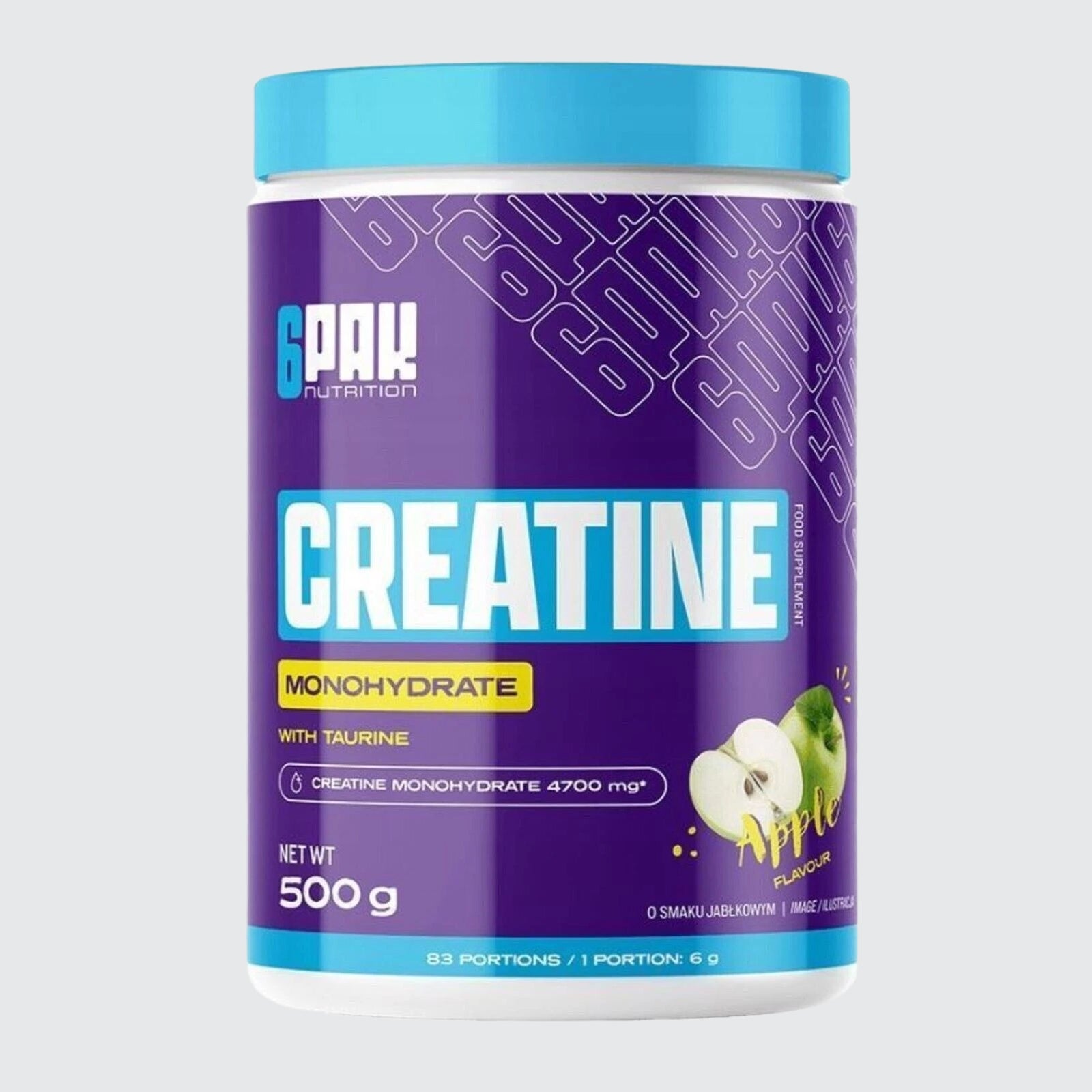 6pak Nutrition Creatine Monohydrate - Apple
