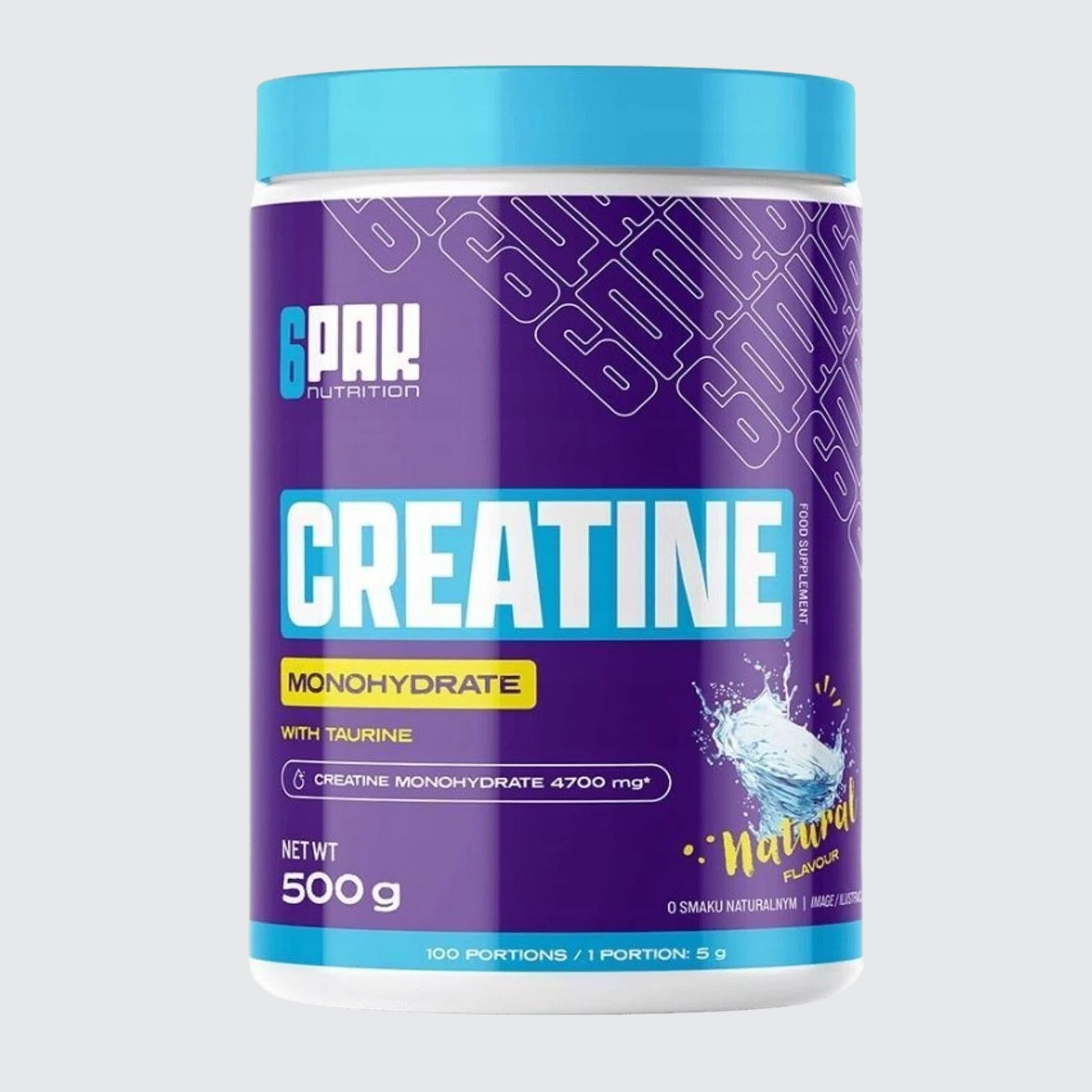 6pak Nutrition Creatine Monohydrate - Natural