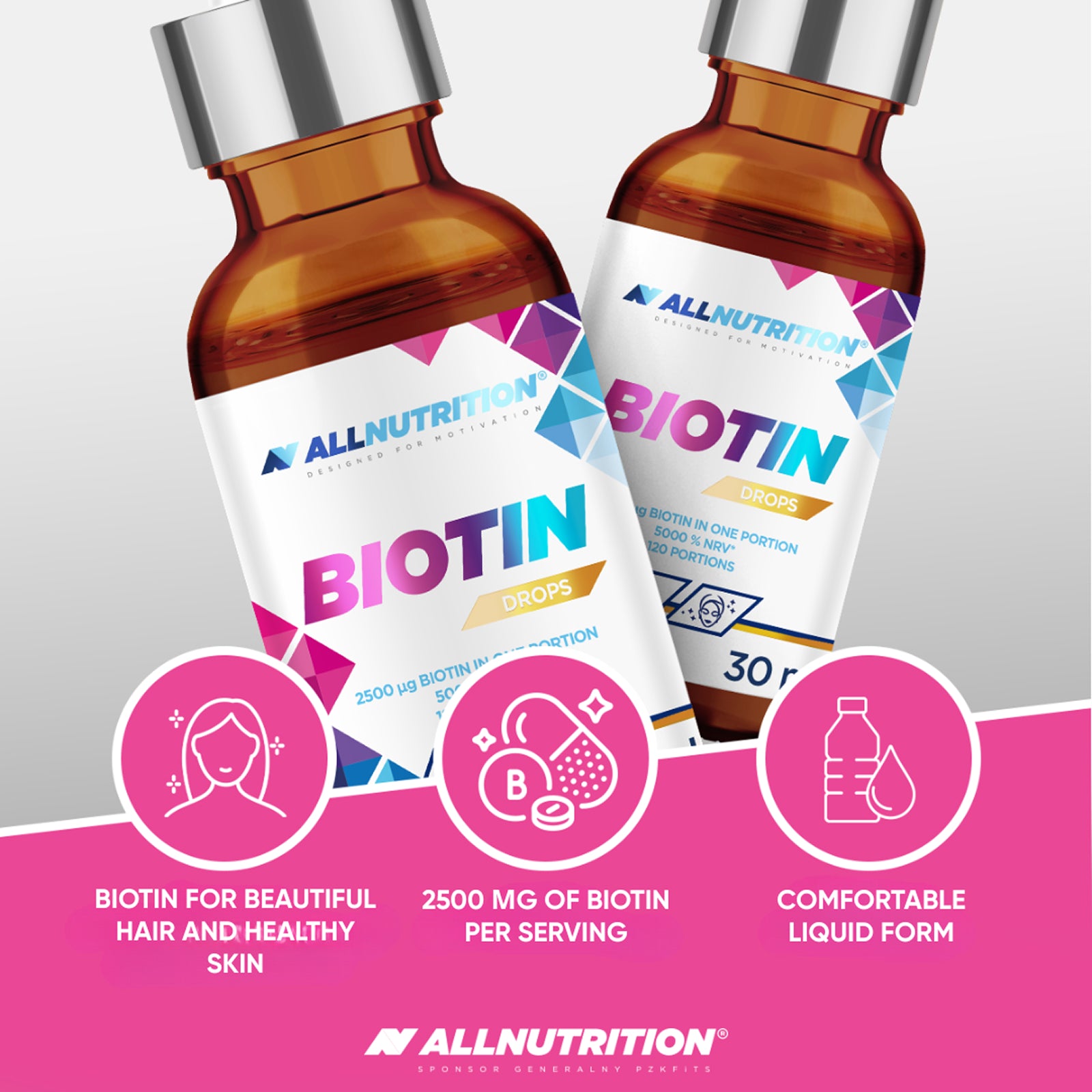 All Nutrition - Biotin Drops