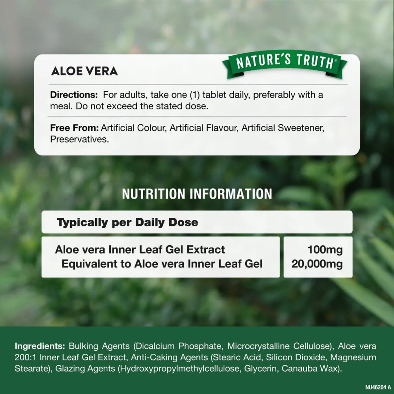 Aloe Vera 20000mg Vegan