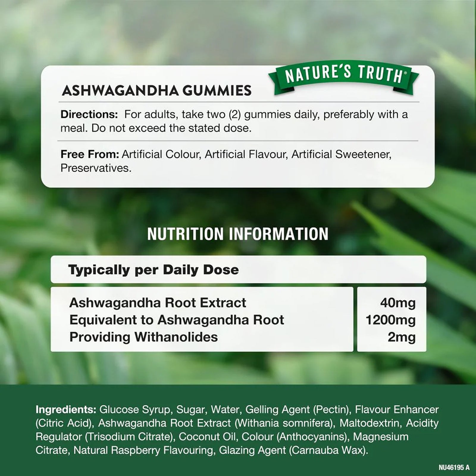 Ashwagandha 1200mg Vegan Raspberry