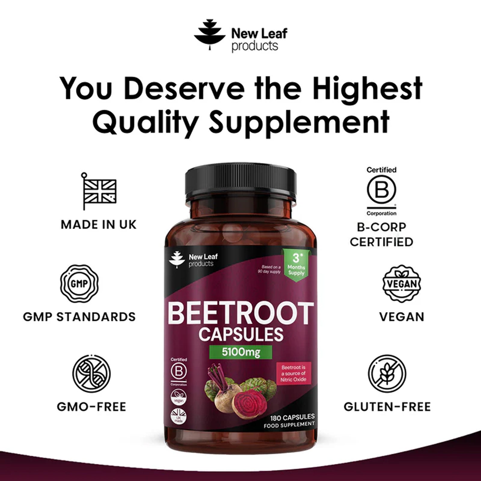 Beetroot Capsules With Black Pepper