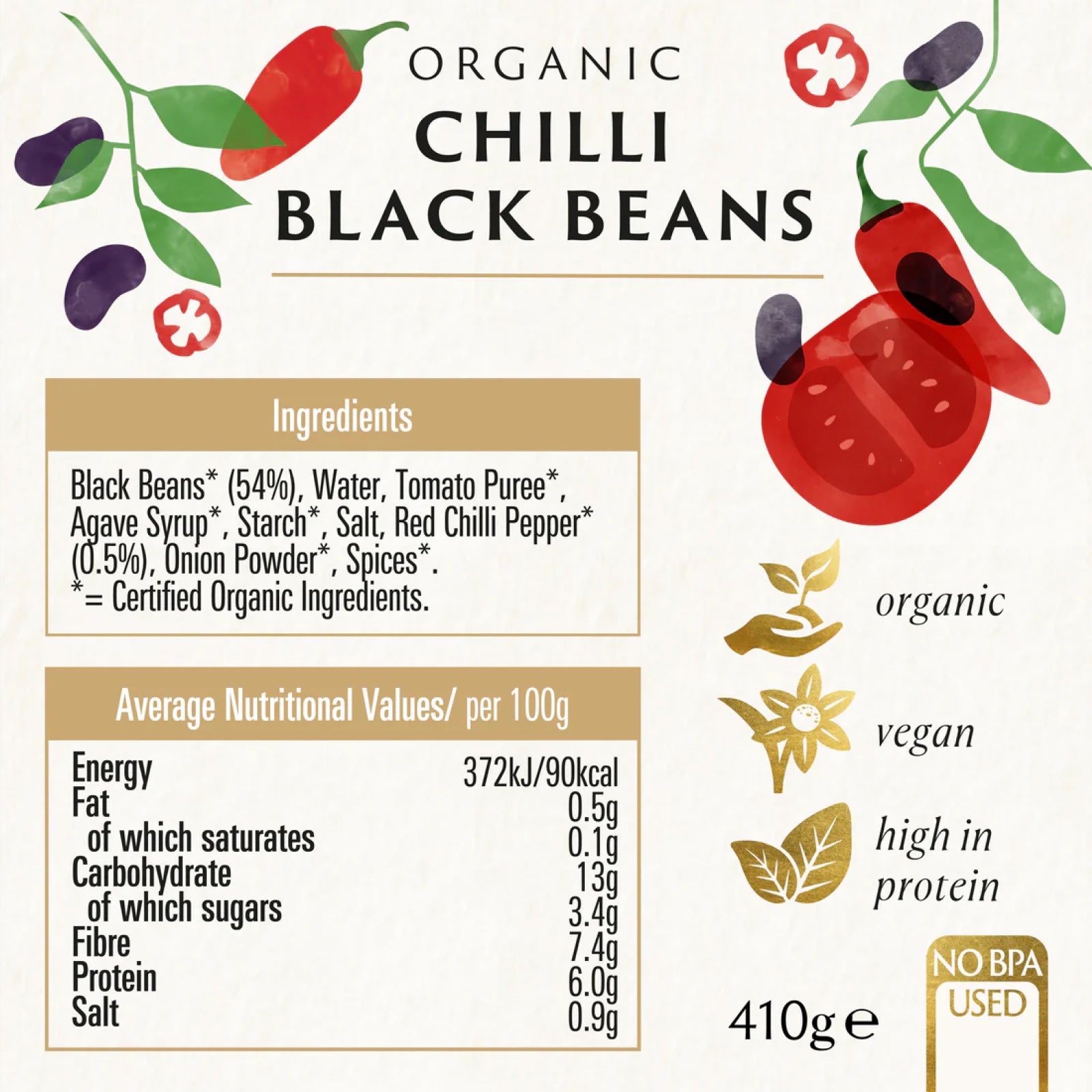 Biona Organic Chilli Black Beans Organic