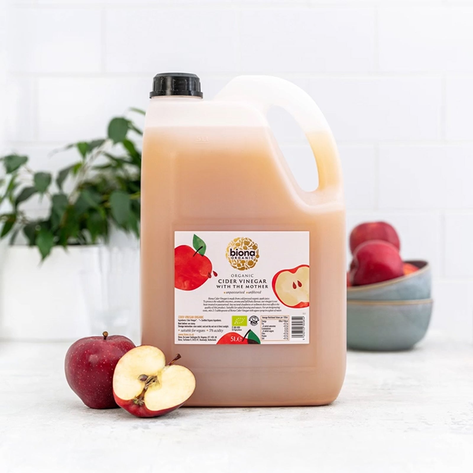 Biona Organic Cider Vinegar with the Mother 5ltr