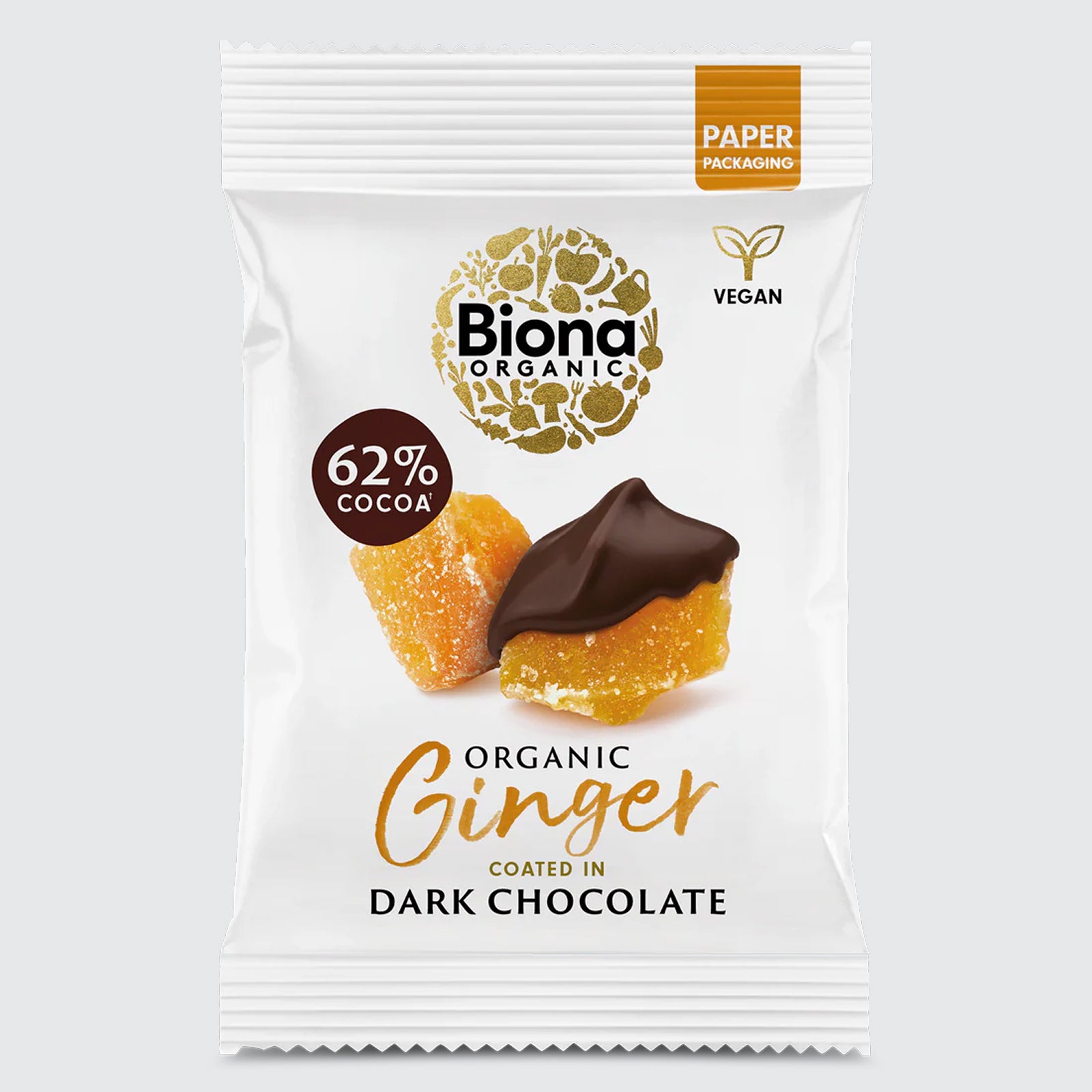 Biona Organic Dark Chocolate Ginger