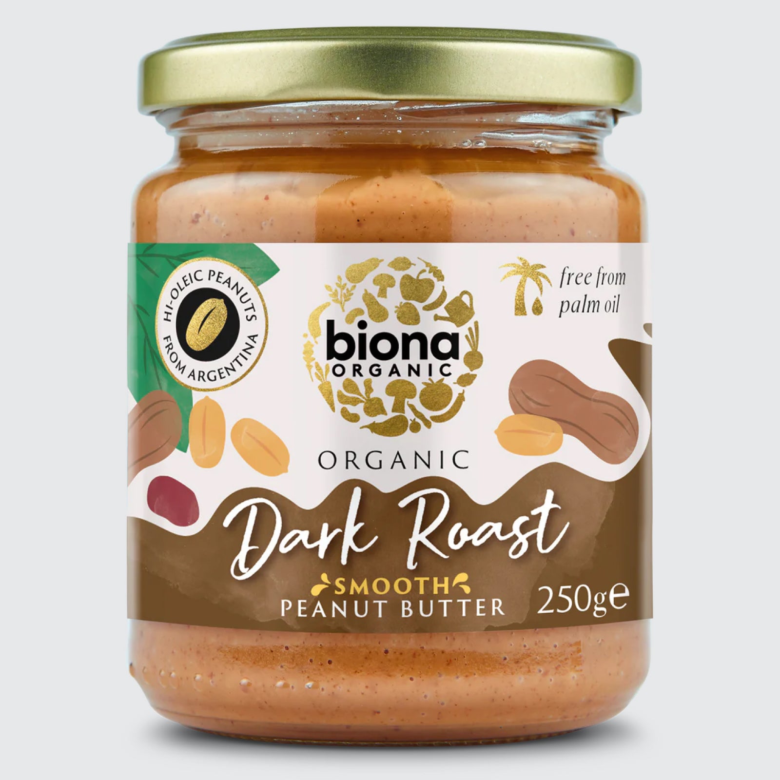Biona Organic Dark Roast Peanut Butter Smooth