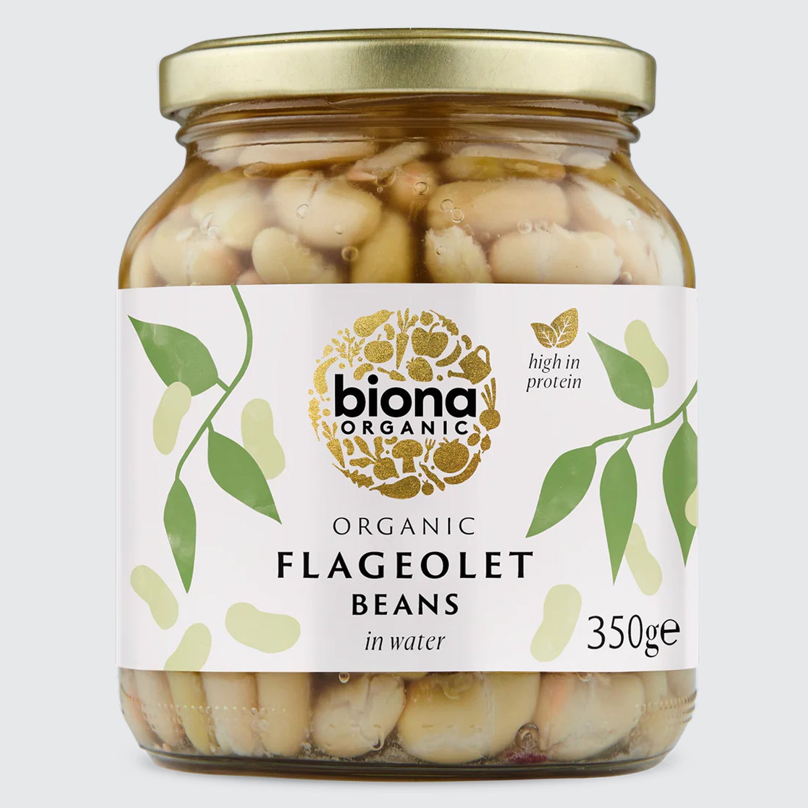 Biona Organic Flageolet Beans - in Glass Jars