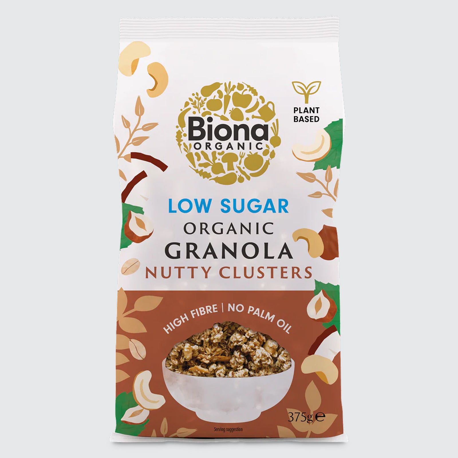 Biona Organic Granola Nutty Clusters Low Sugar