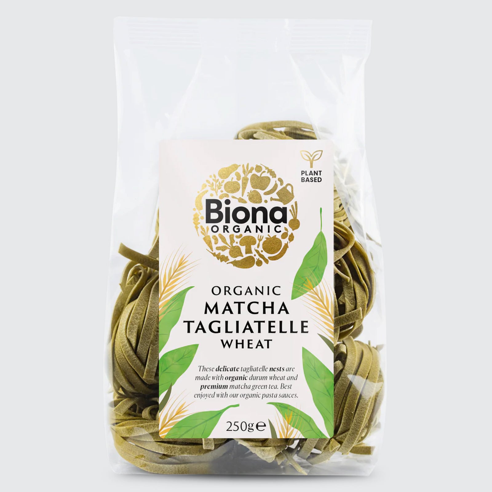 Biona Organic Matcha Wheat Tagliatelle Nests