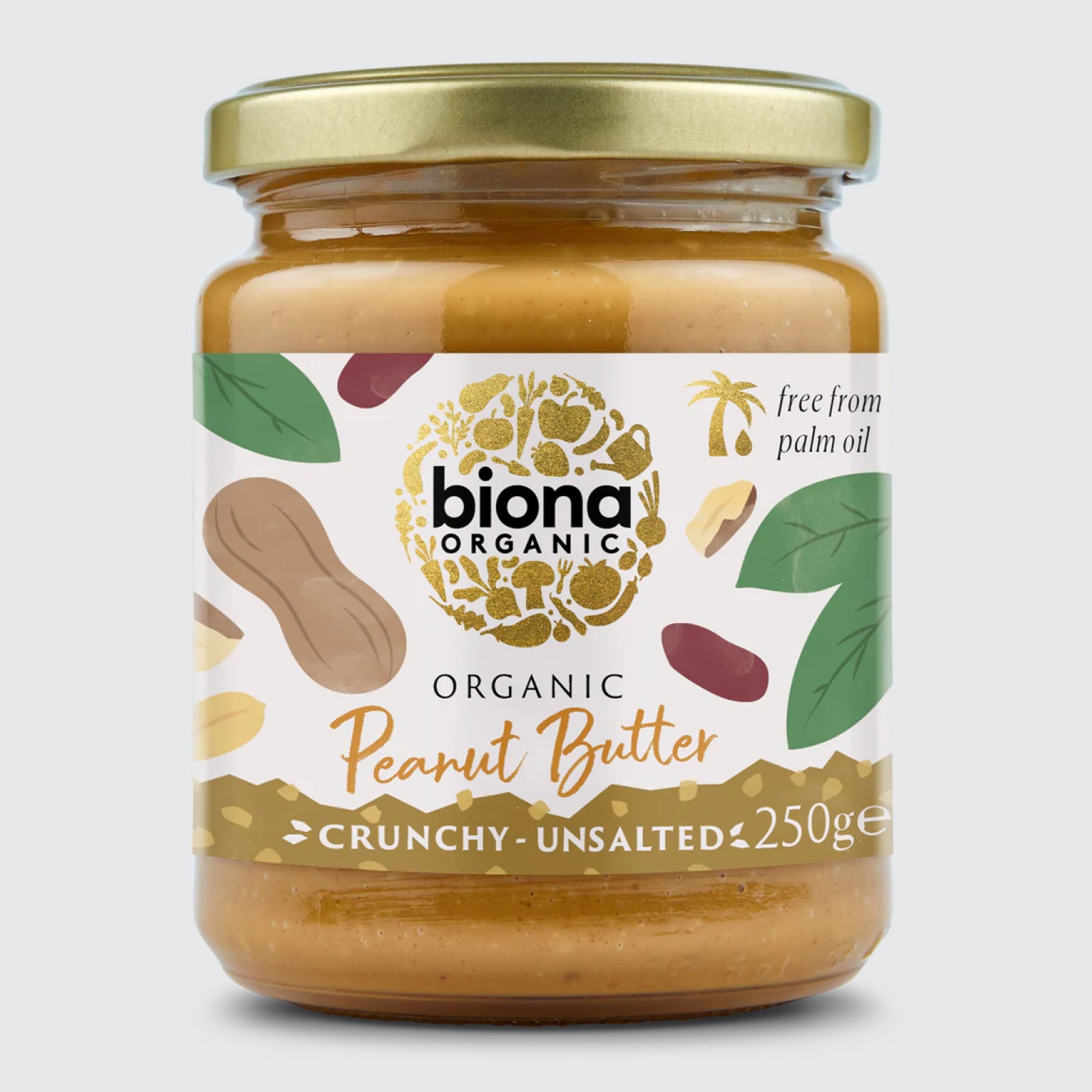 Biona Organic Peanut Butter Crunchy Unsalted