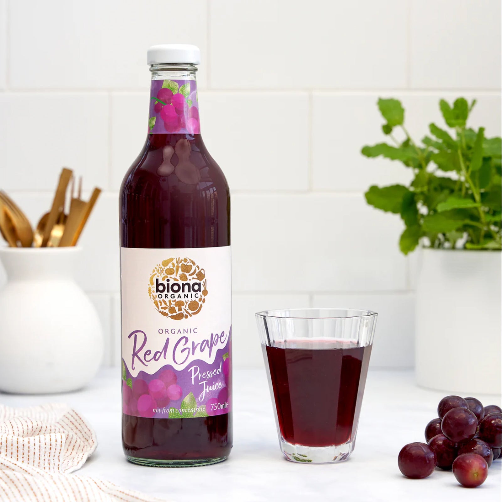 Biona Organic Red Grape Juice - Pressed