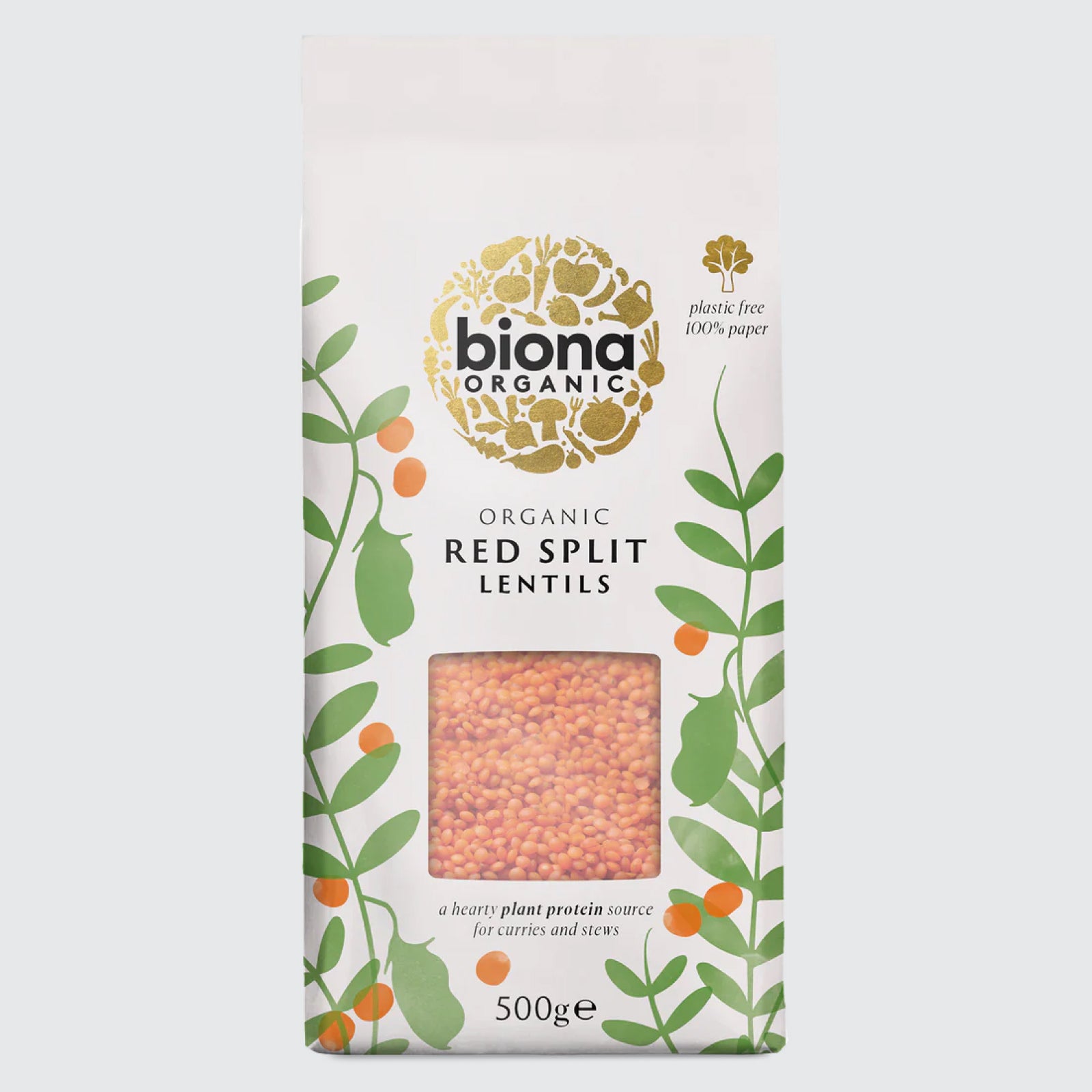 Biona Organic Red Split Lentils