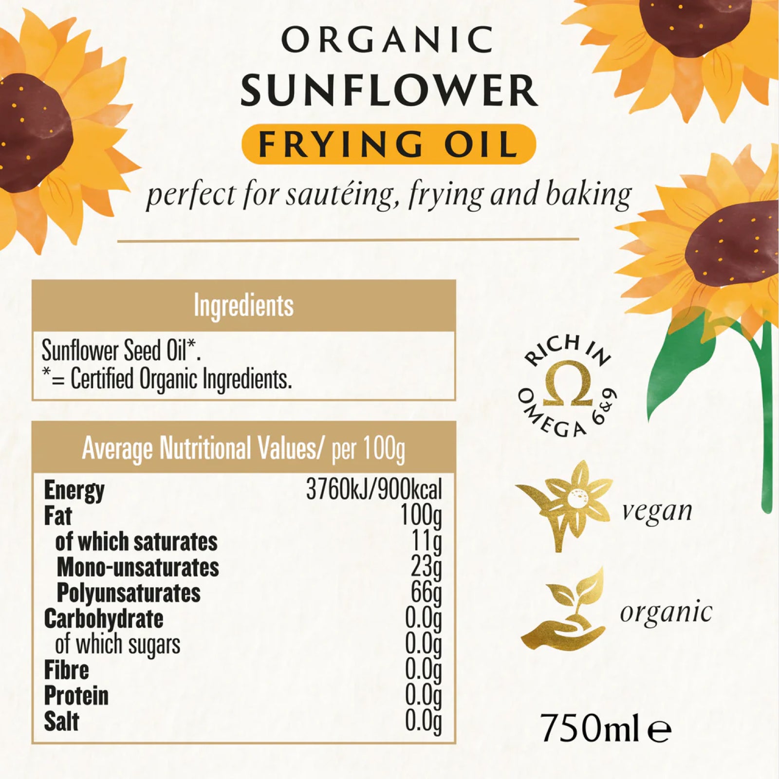 Biona Organic Sunflower Frying Oil