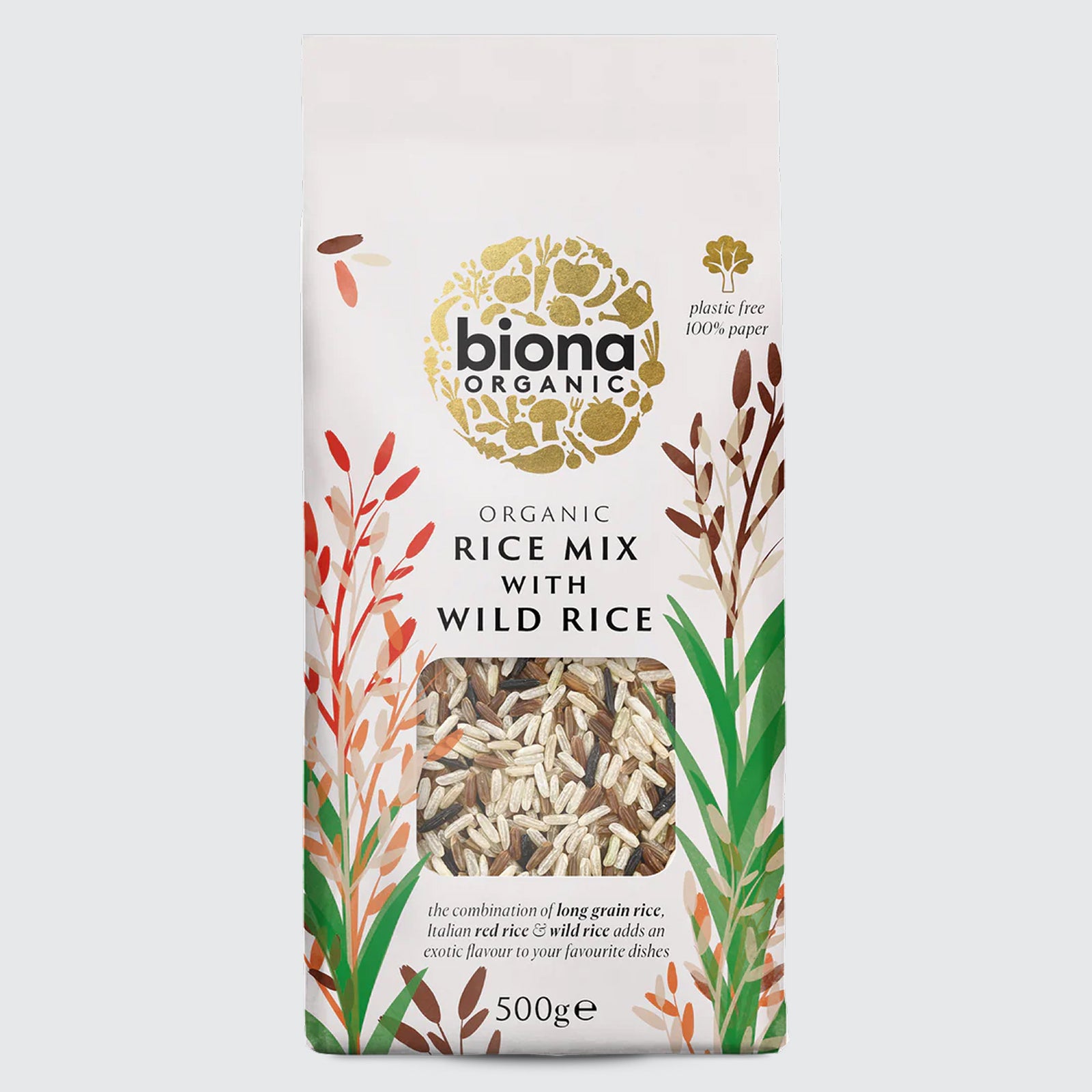 Biona Organic Wild Rice Mix (Wild Red and Brown Rice)