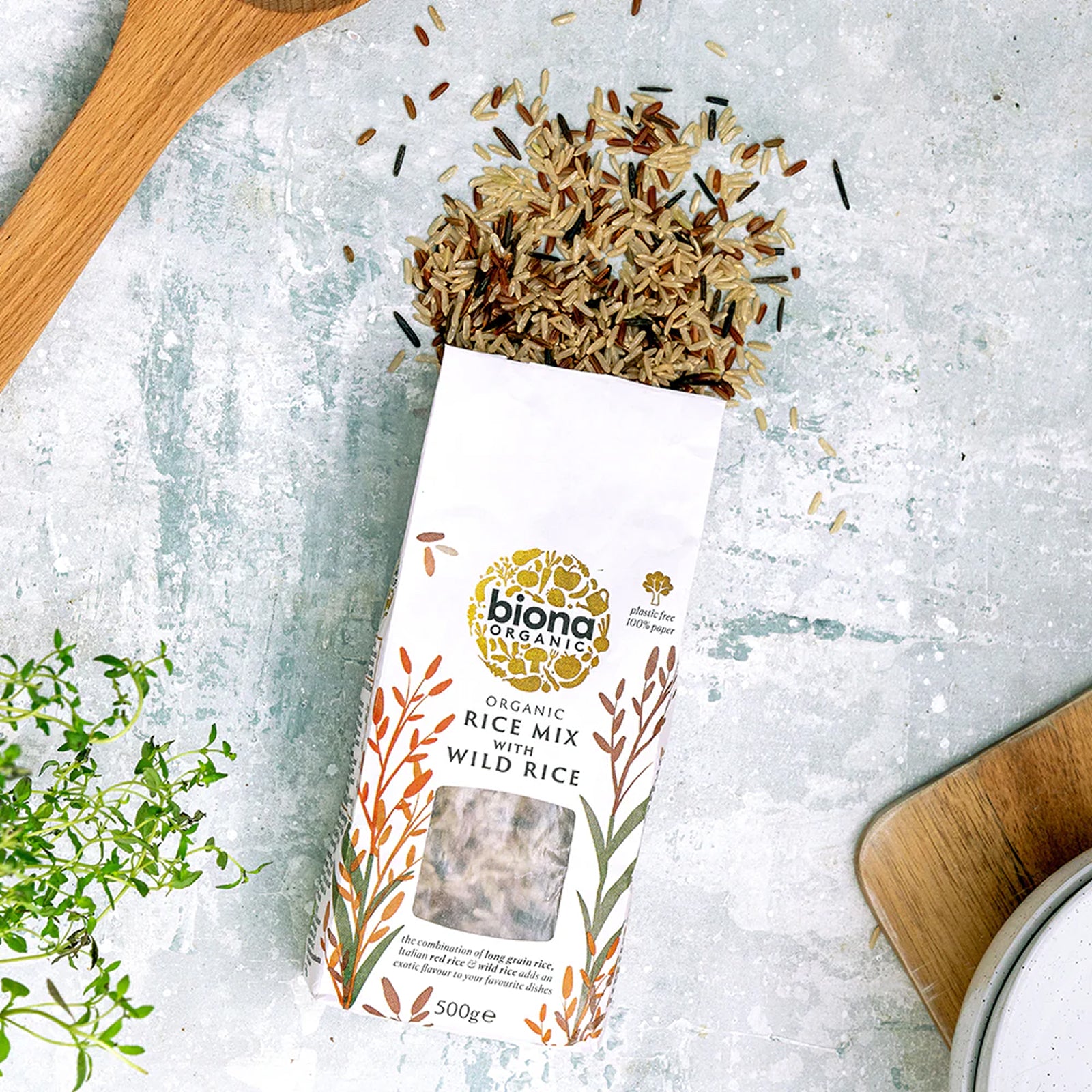 Biona Organic Wild Rice Mix (Wild Red and Brown Rice)