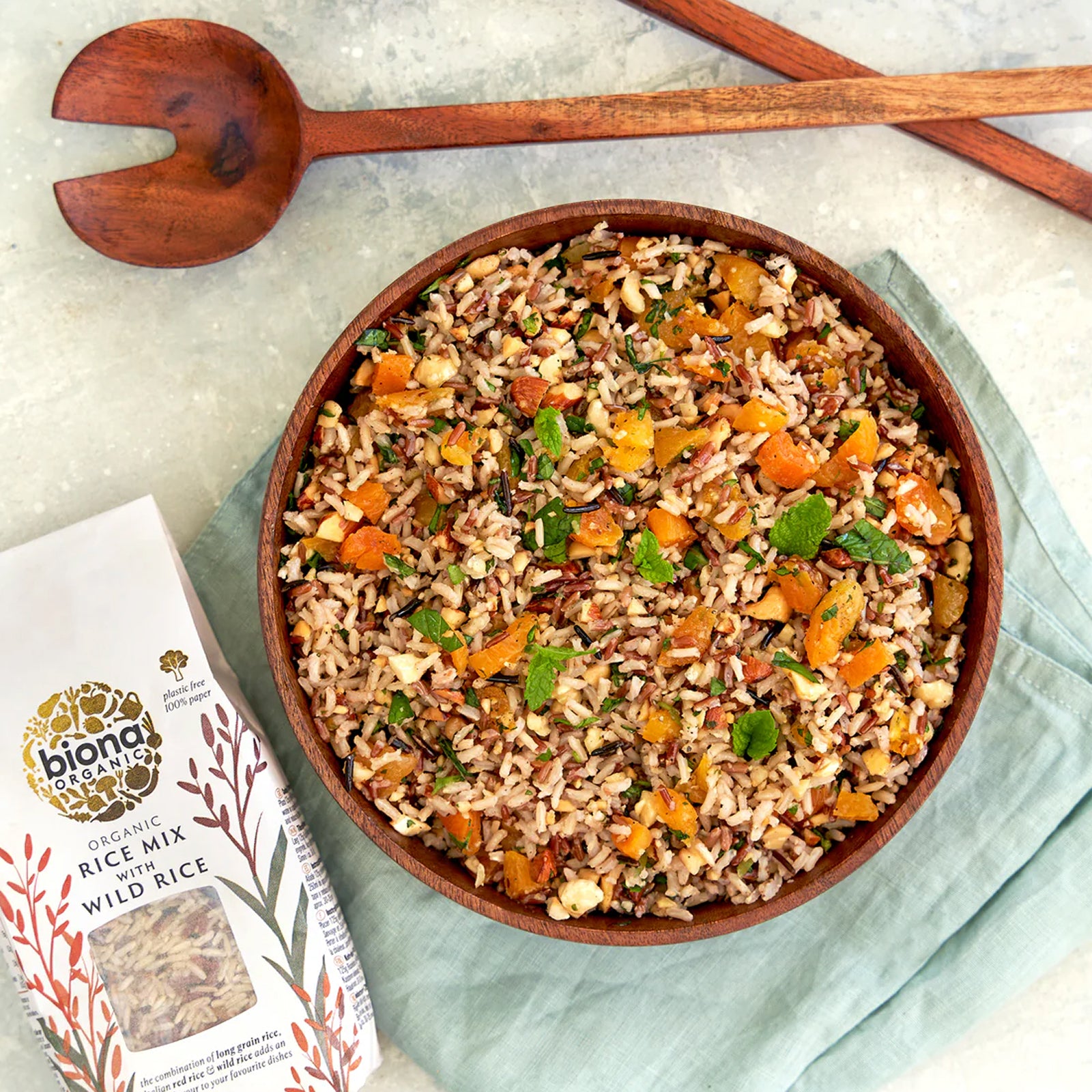 Biona Organic Wild Rice Mix (Wild Red and Brown Rice)