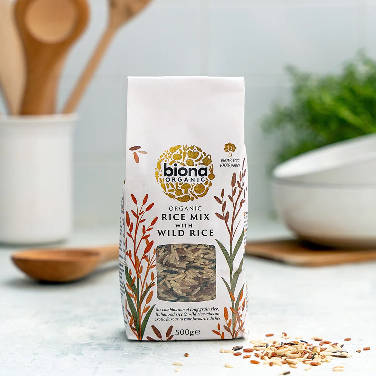 Biona Organic Wild Rice Mix (Wild Red and Brown Rice)