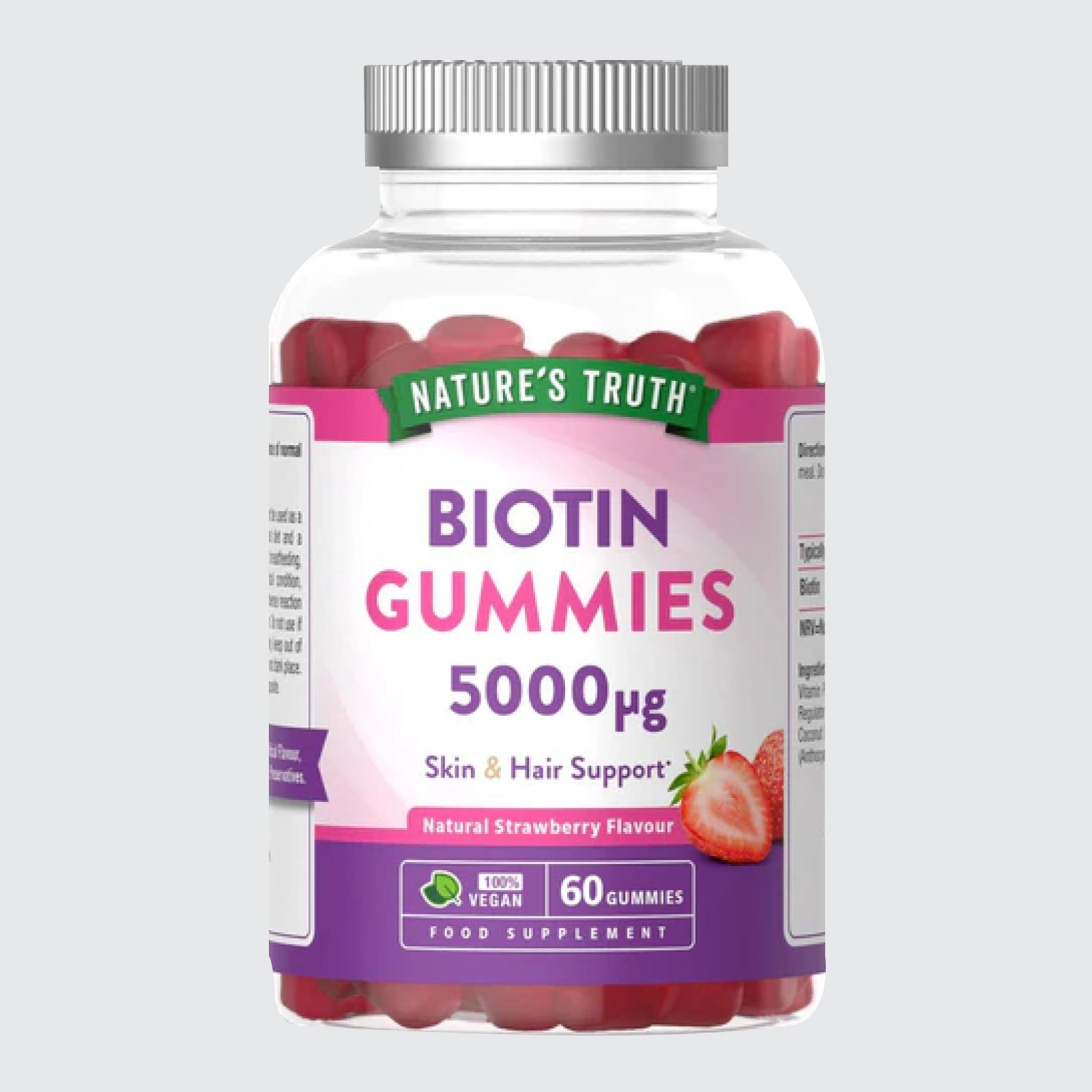 Biotin 5000ug Vegan Gummies