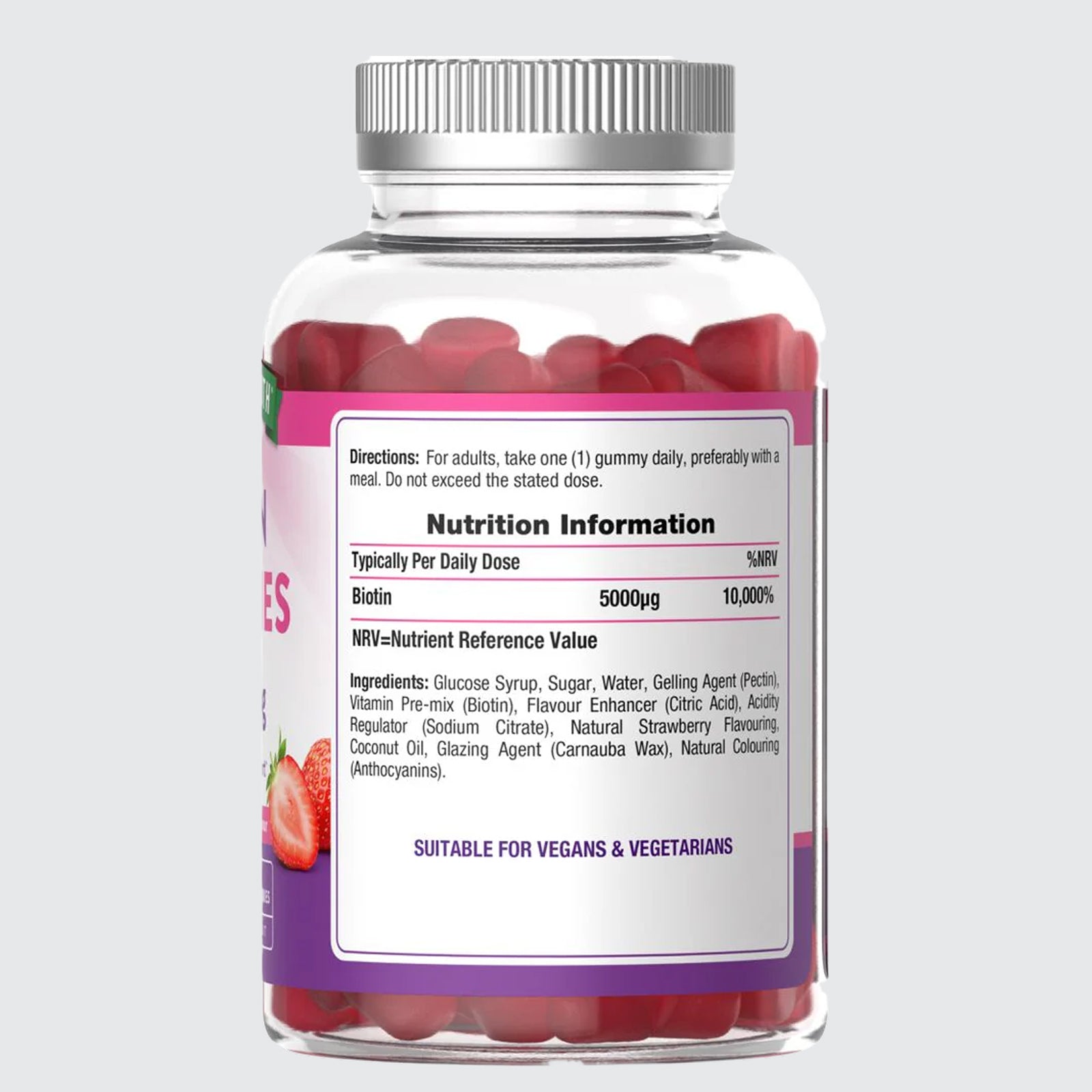 Biotin 5000ug Vegan Gummies