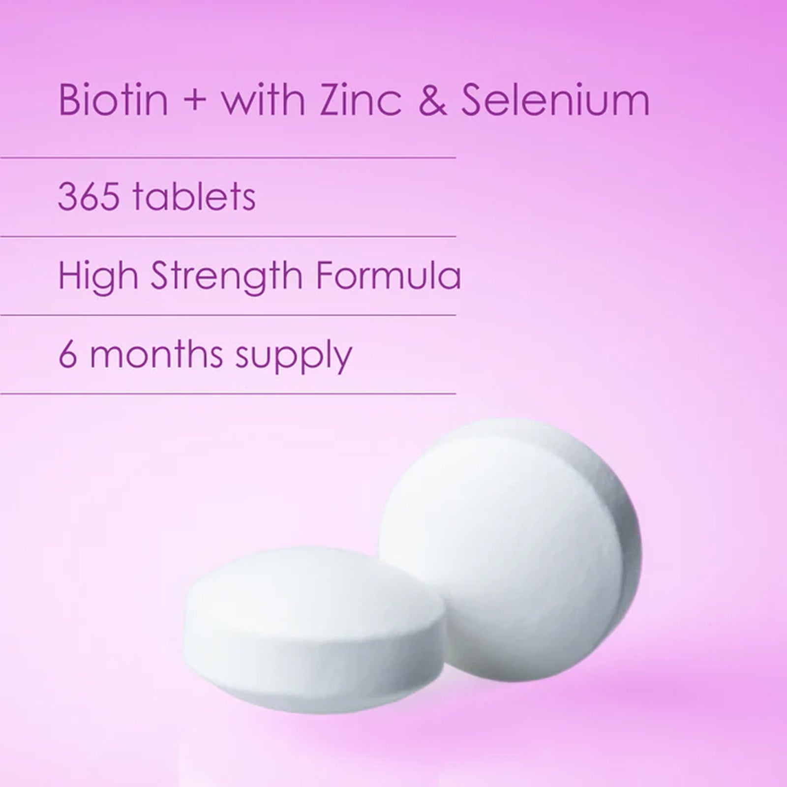 Biotin + Zinc & Selenium 12000ug