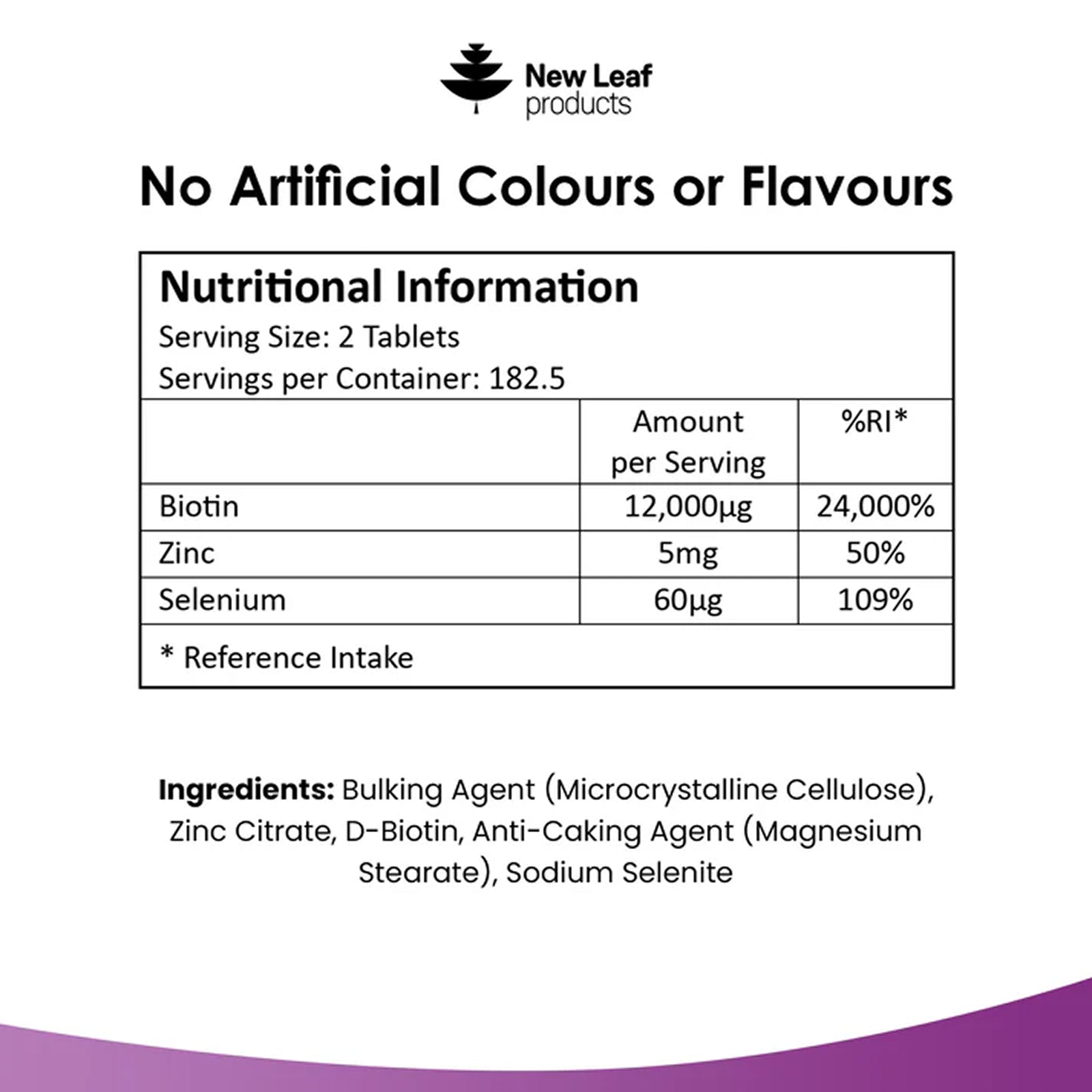 Biotin + Zinc & Selenium 12000ug