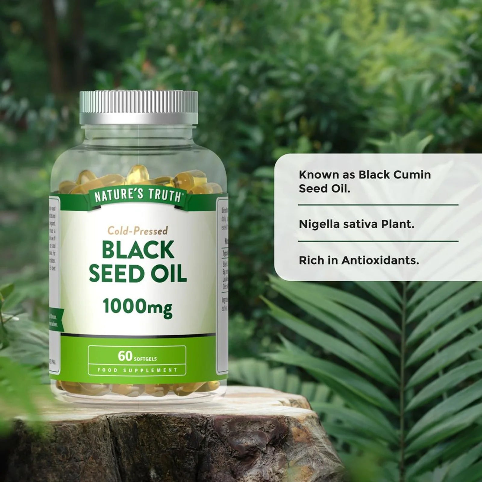 Black Seed Oil 1000mg Cold Pressed