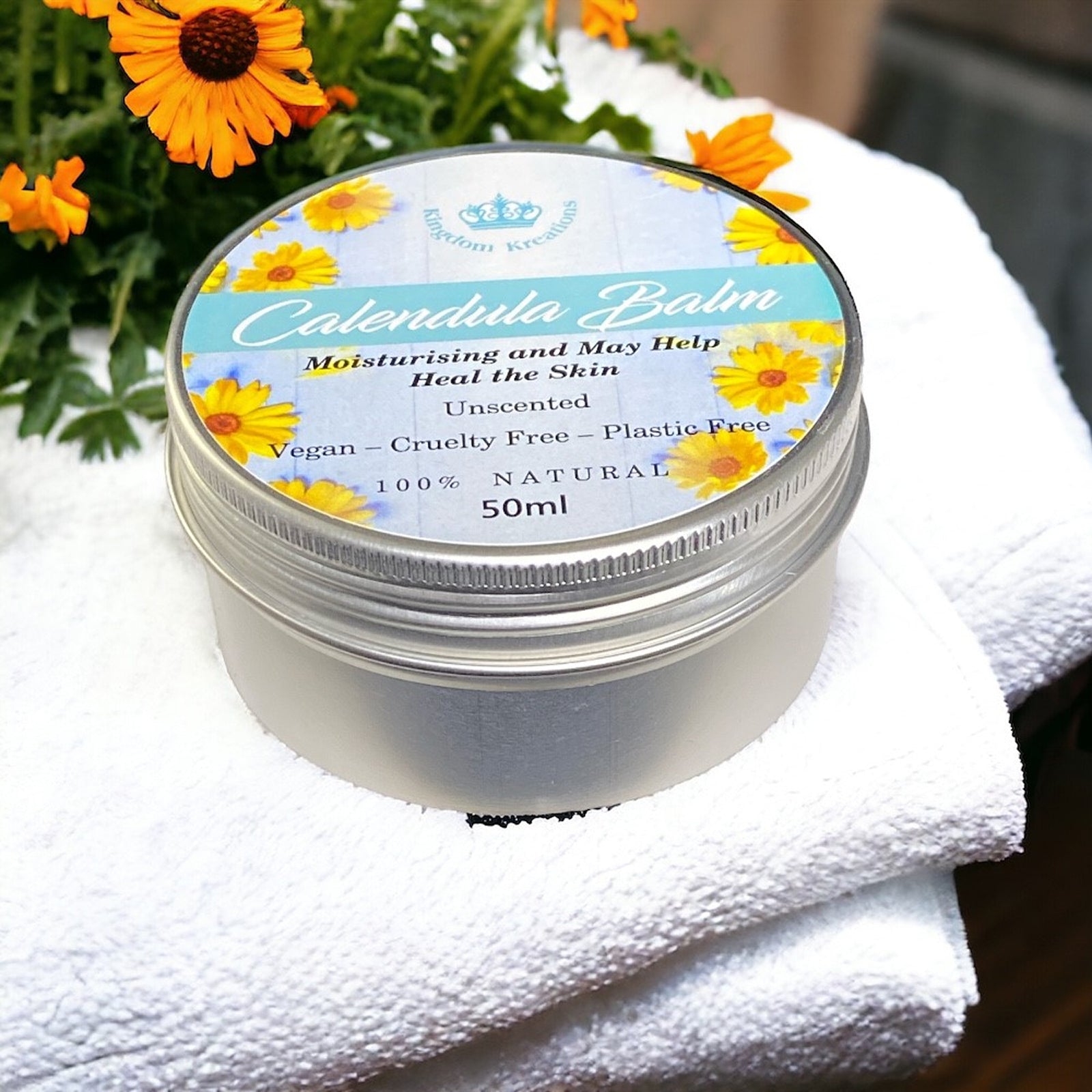 Calendula Moisturizing Vegan Balm – 100% Natural