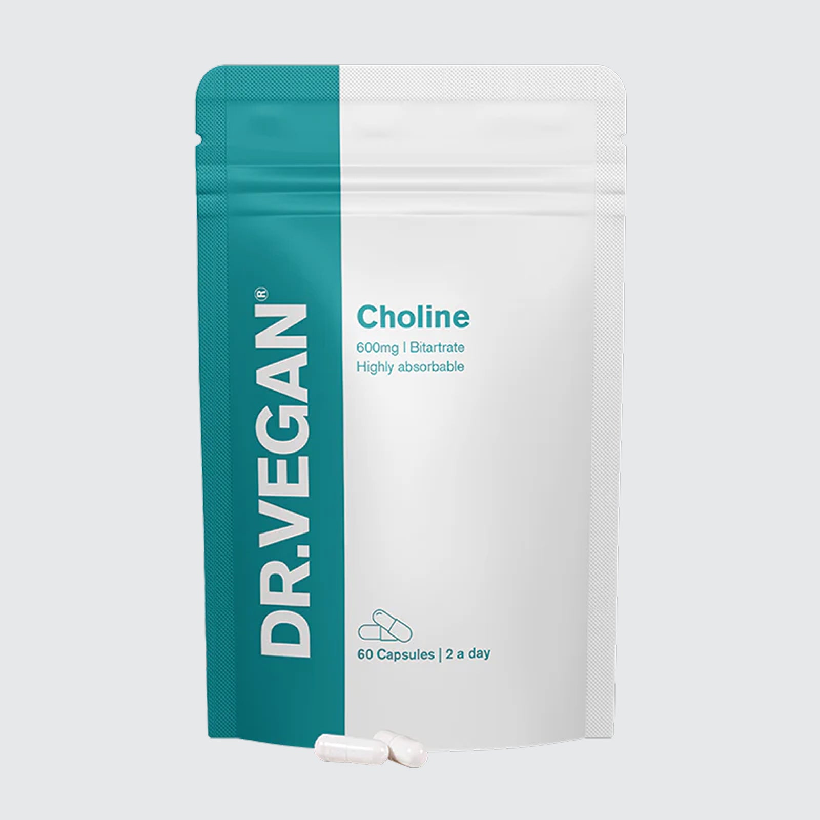 Choline 600mg (Bitartrate) - Liver, brain & memory function