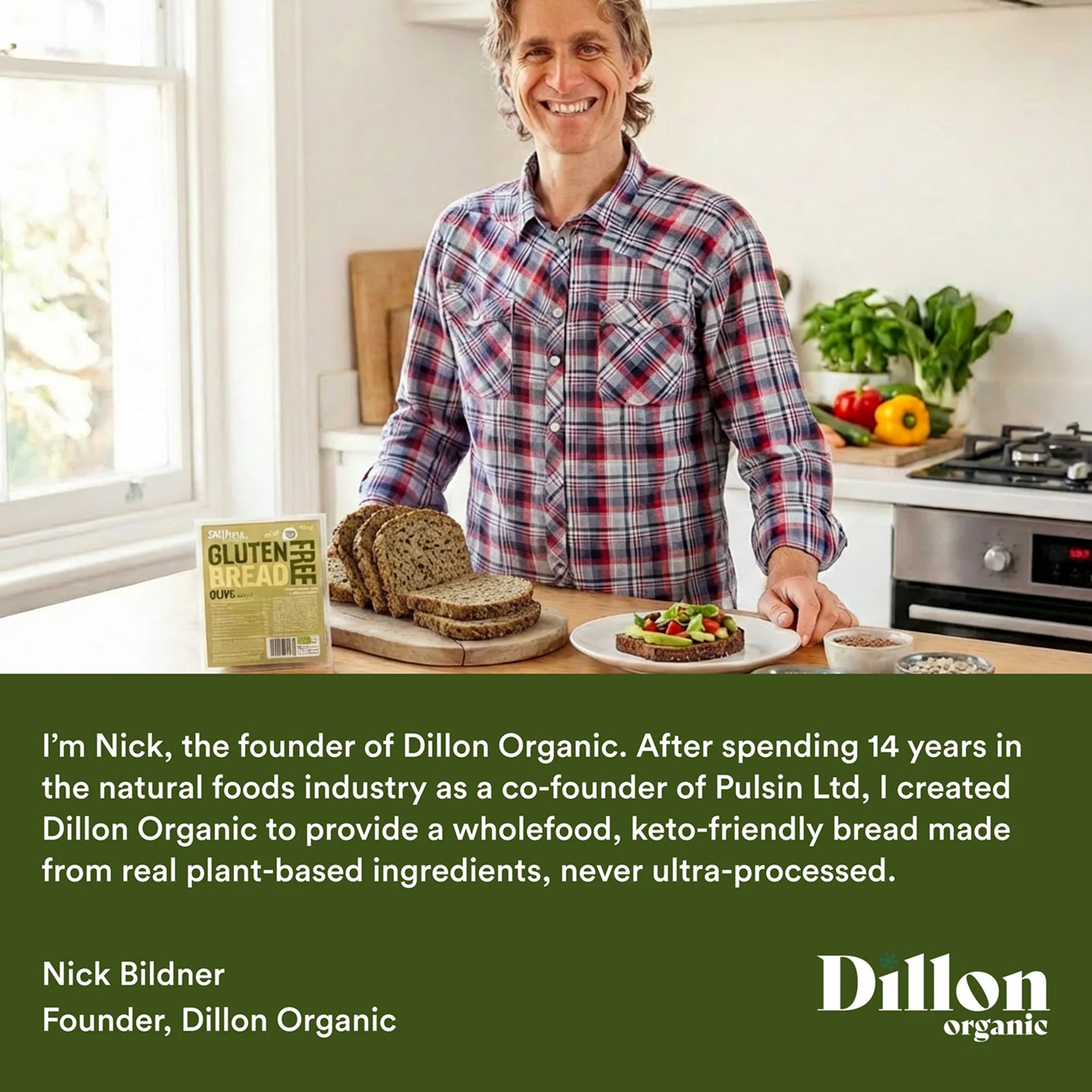 Dillon Organic Sliced Gluten Free Olive Bread