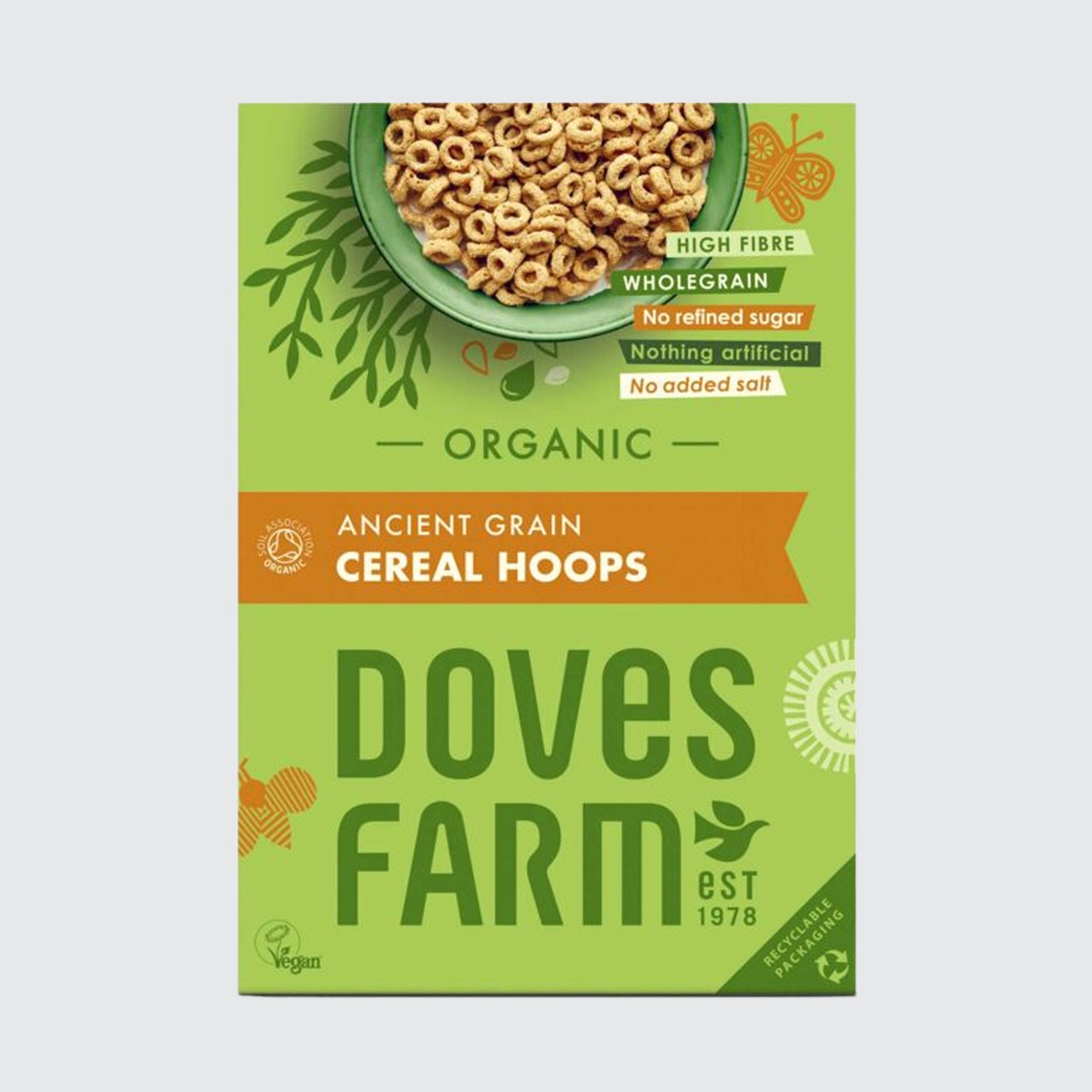 Doves Farm Organic Ancient Grain Cereal Hoops