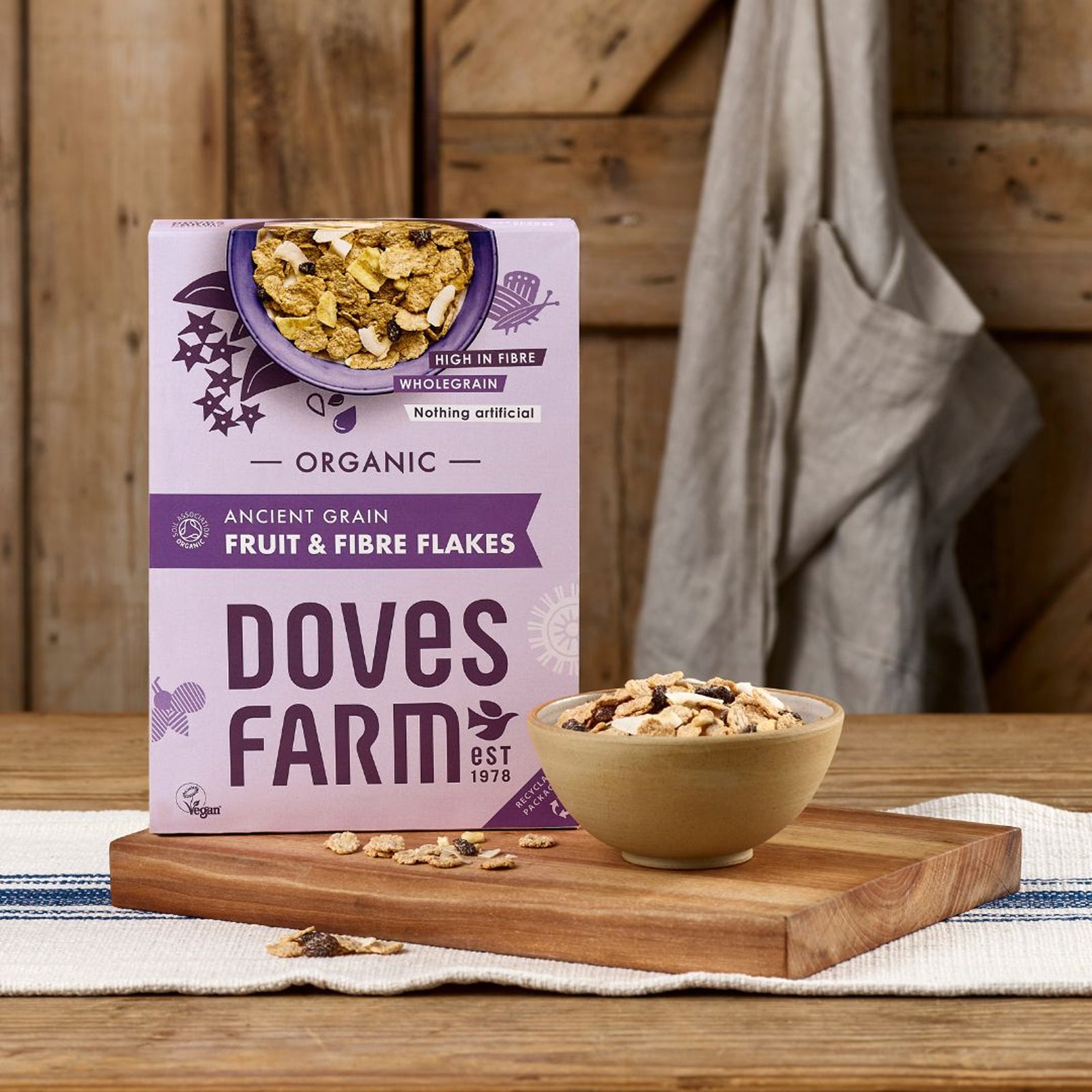 Doves Farm Organic Ancient Grain Fruit & Fibre Flakes