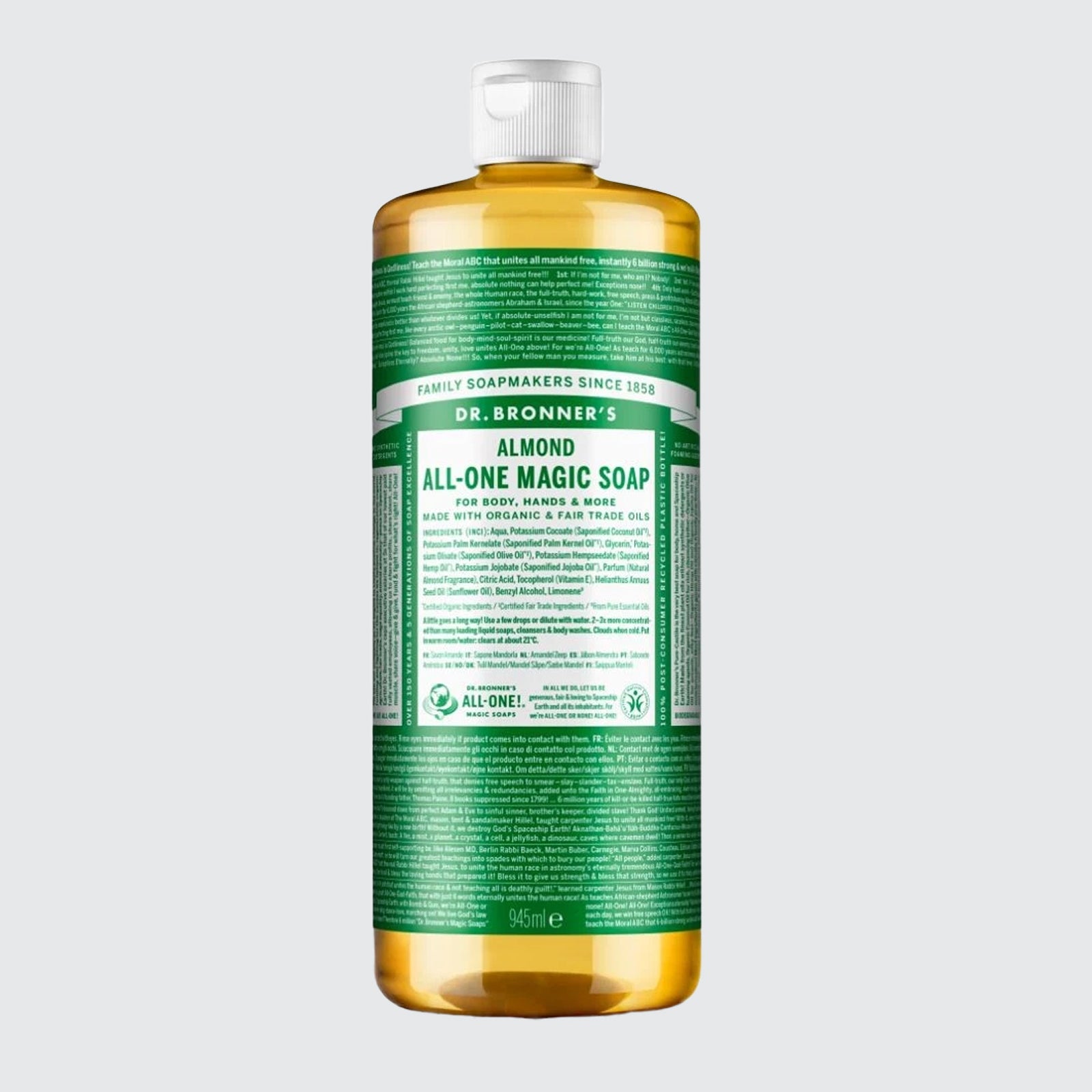 Dr Bronner - Organic Almond Castile All-One Magic Soap