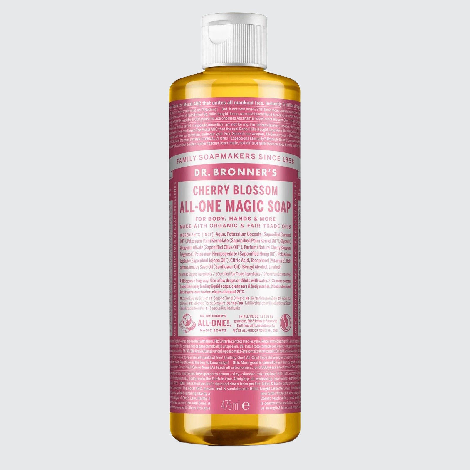 Dr Bronner - Organic Cherry Blossom Pure-Castile All One Magic Soap