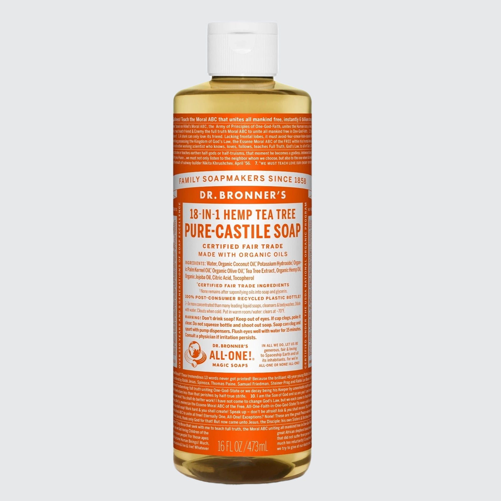 Dr Bronner - Organic Tea Tree All One Magic Soap