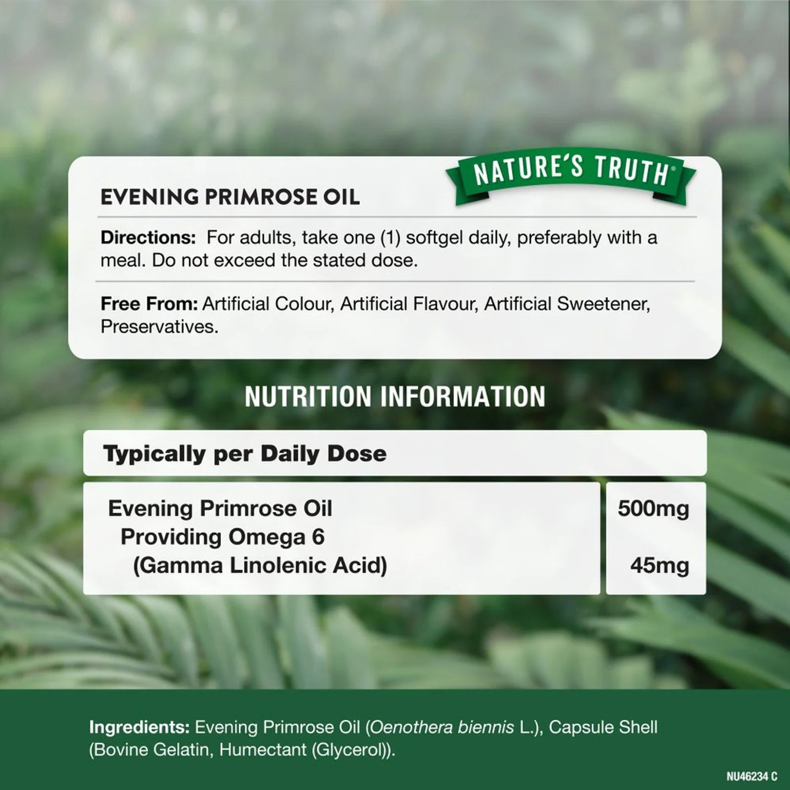 Evening Primrose Oil 500mg