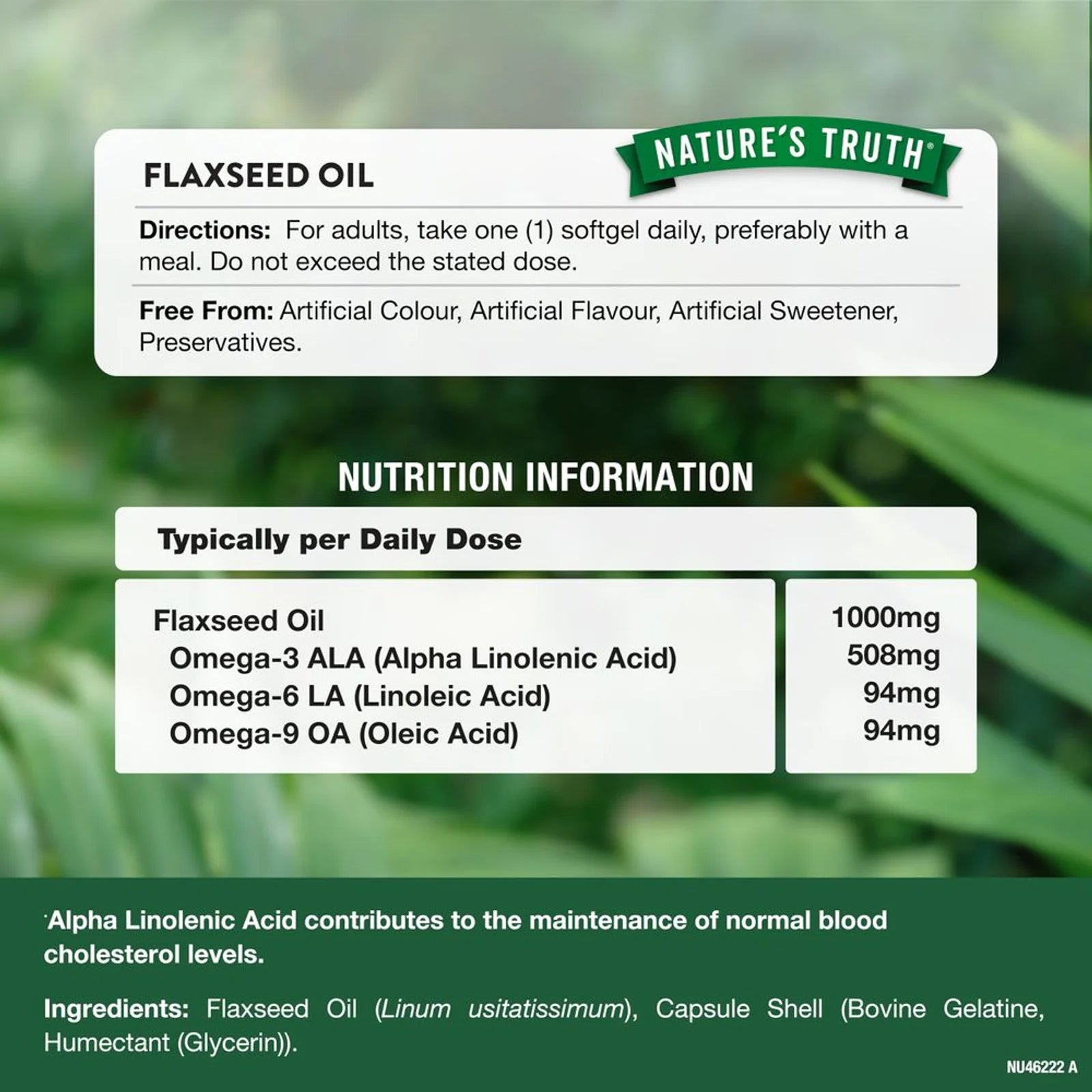 Flaxseed Oil 1000mg