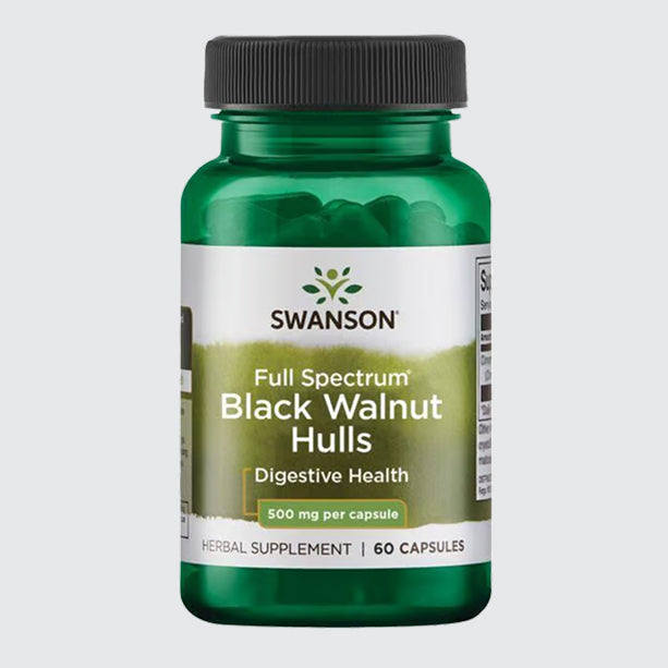 Full Spectrum Black Walnut Hulls, 500mg