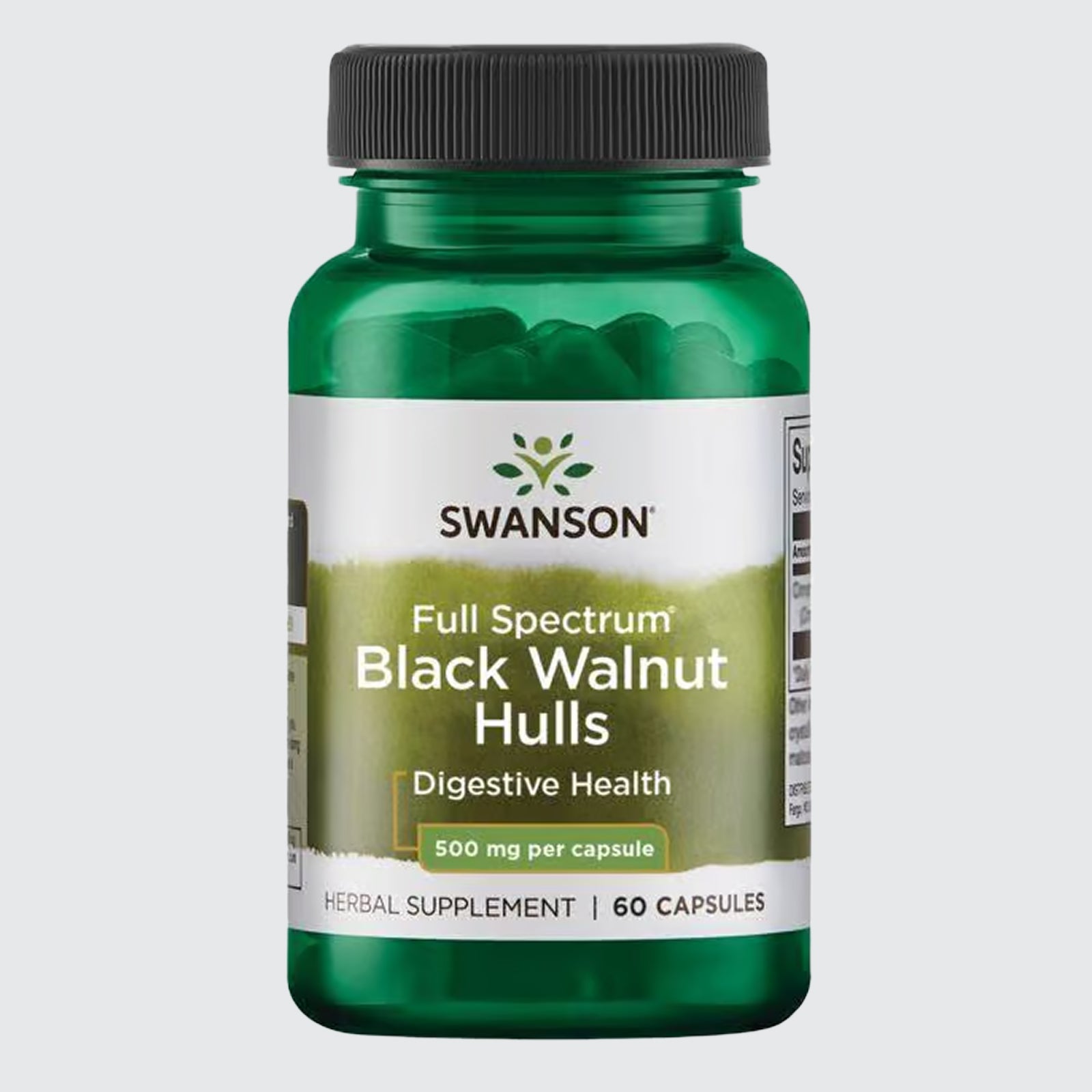 Full Spectrum Black Walnut Hulls, 500mg