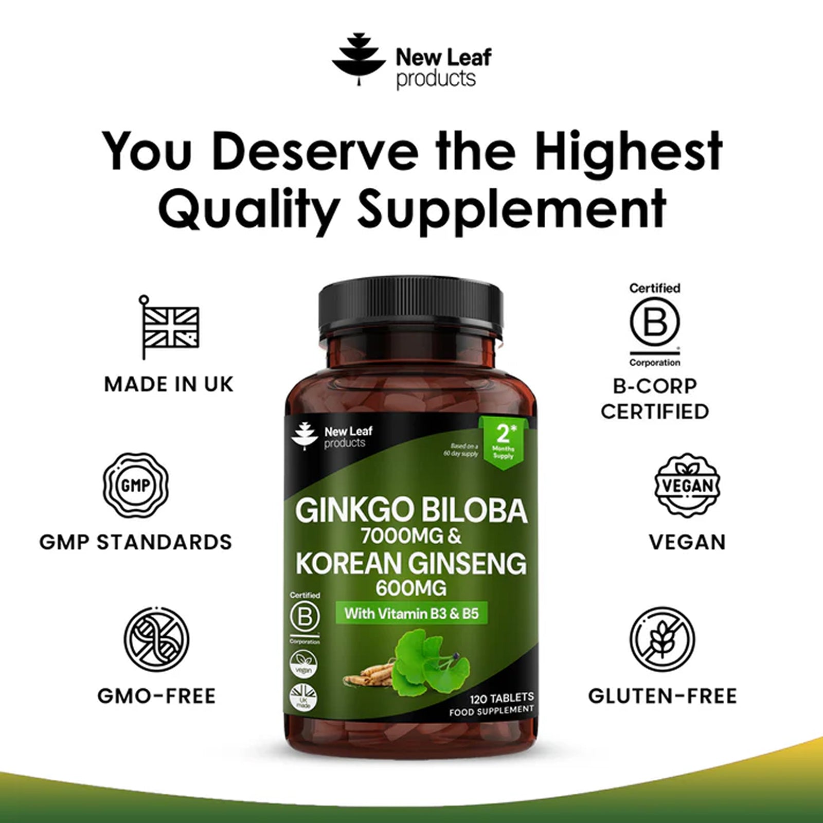 Ginkgo Biloba & Korean Ginseng