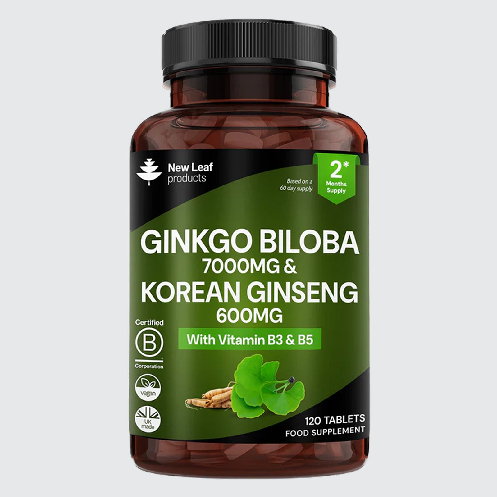 Ginkgo Biloba & Korean Ginseng