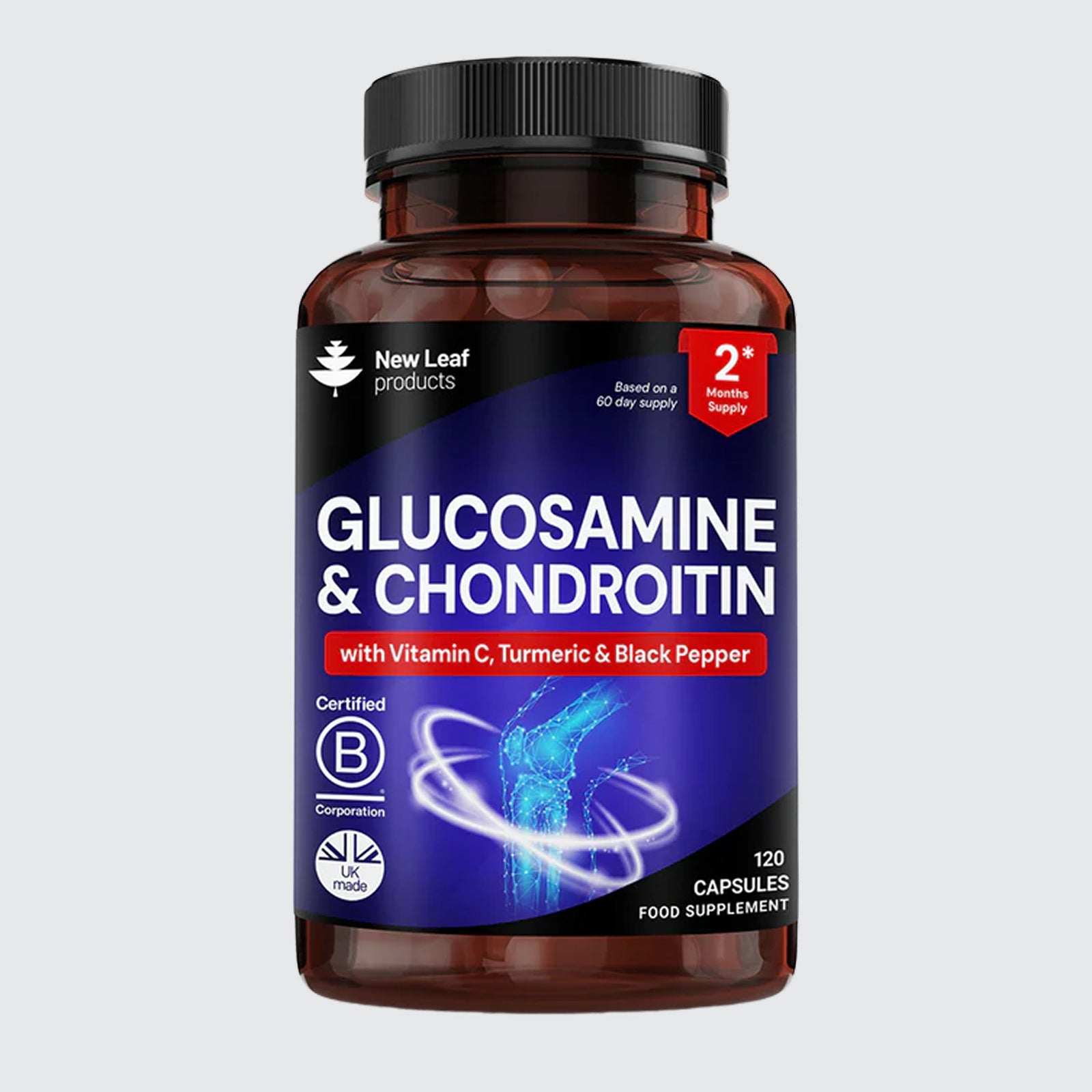 Glucosamine & Chondroitin VitC Turmeric Black Pepper
