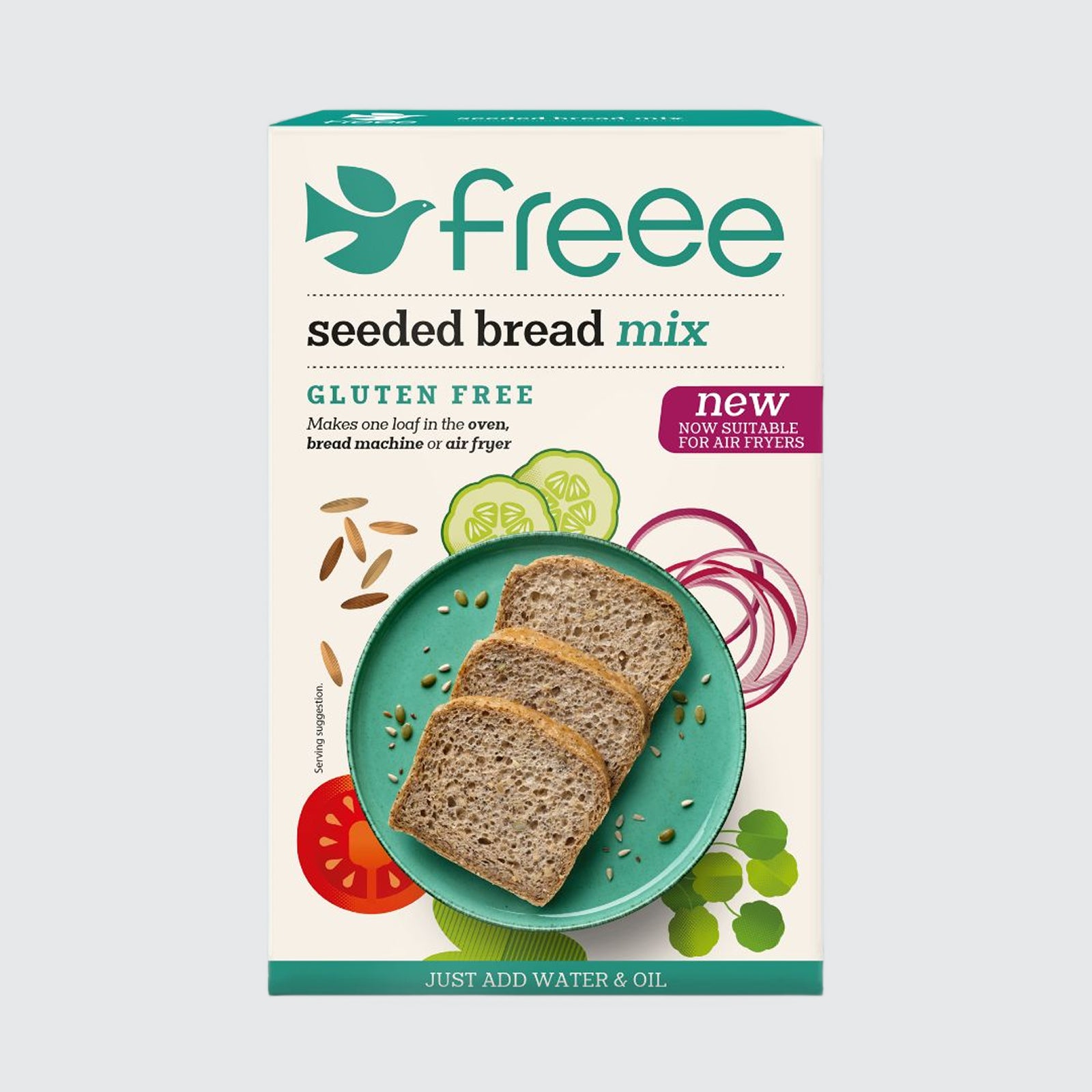 Gluten Free Seeded Bread Mix. Makes 1 Loaf or 10 Rolls