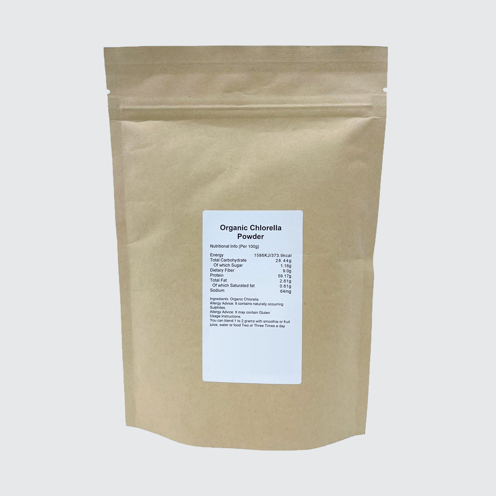 Organic Chlorella Powder - 100% Certified